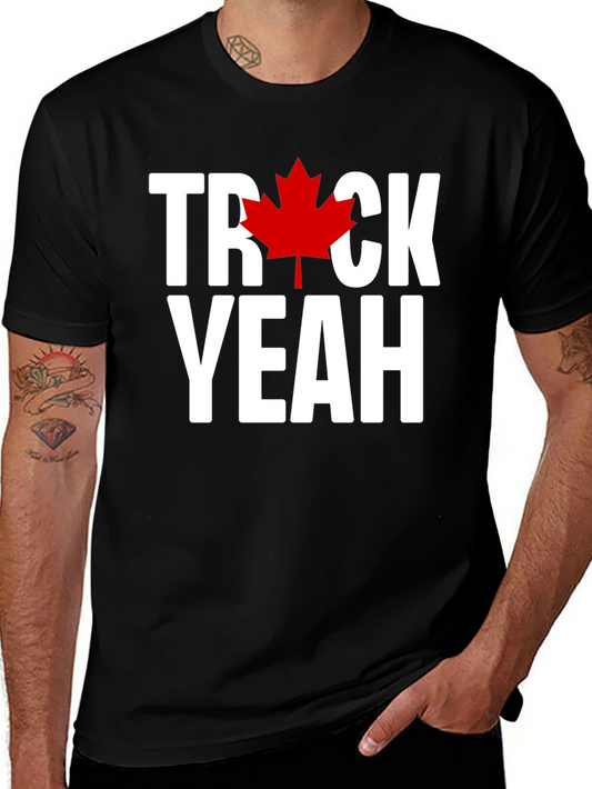 Canadian Pride T-Shirt: Truck Yeah Maple Leaf Tee