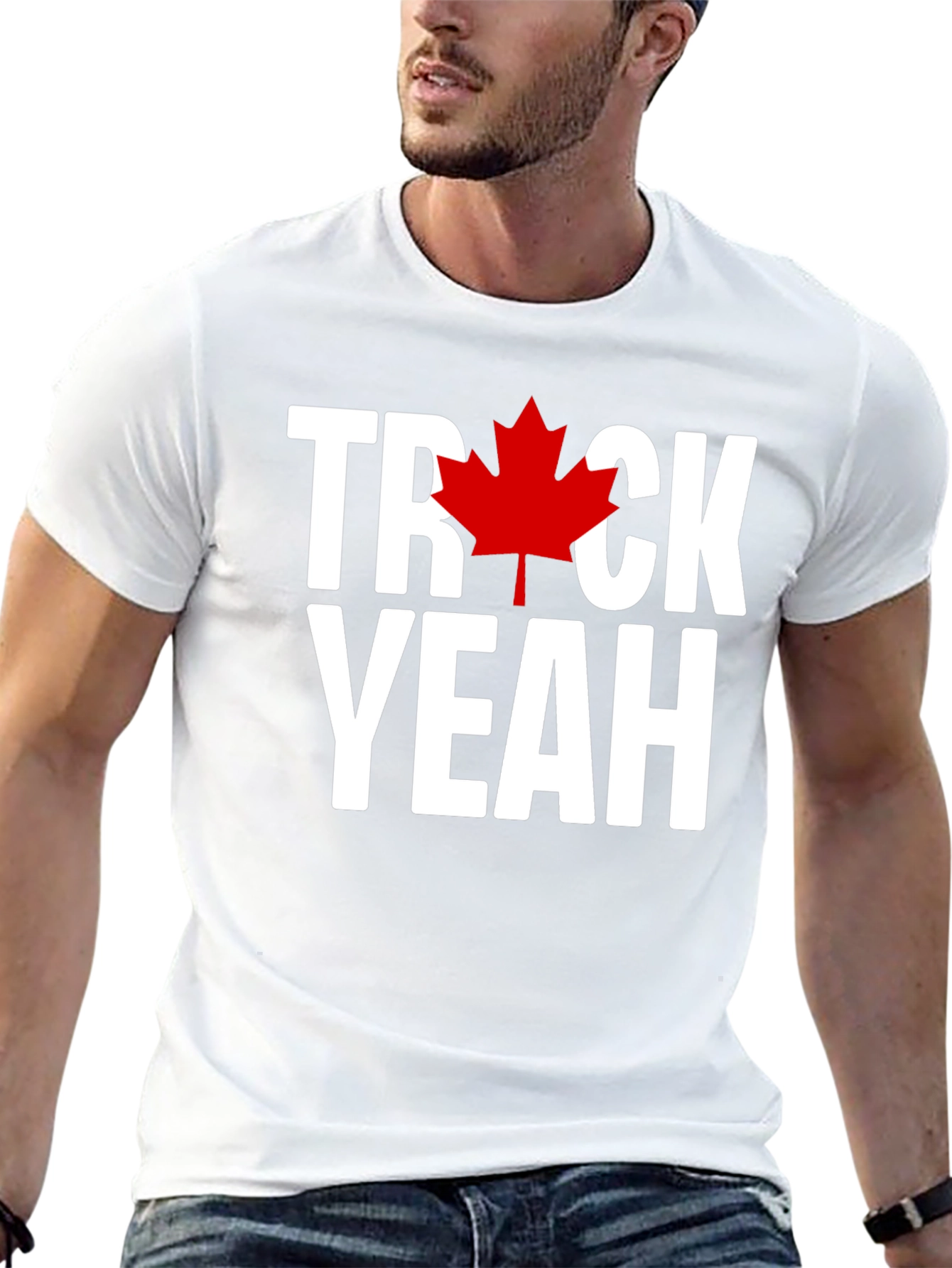 Canadian Pride T-Shirt: Truck Yeah Maple Leaf Tee