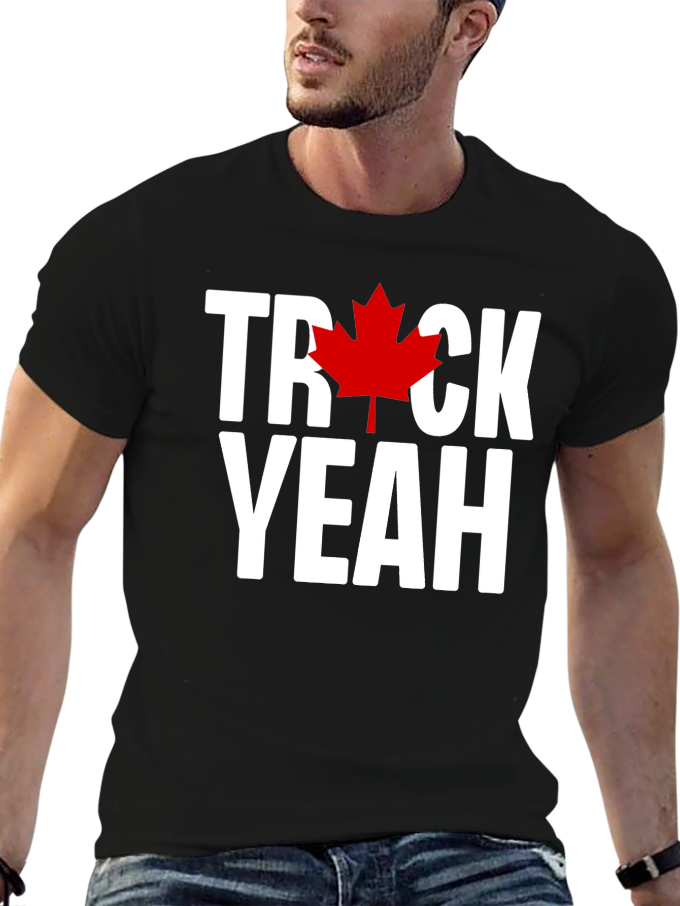 Canadian Pride T-Shirt: Truck Yeah Maple Leaf Tee