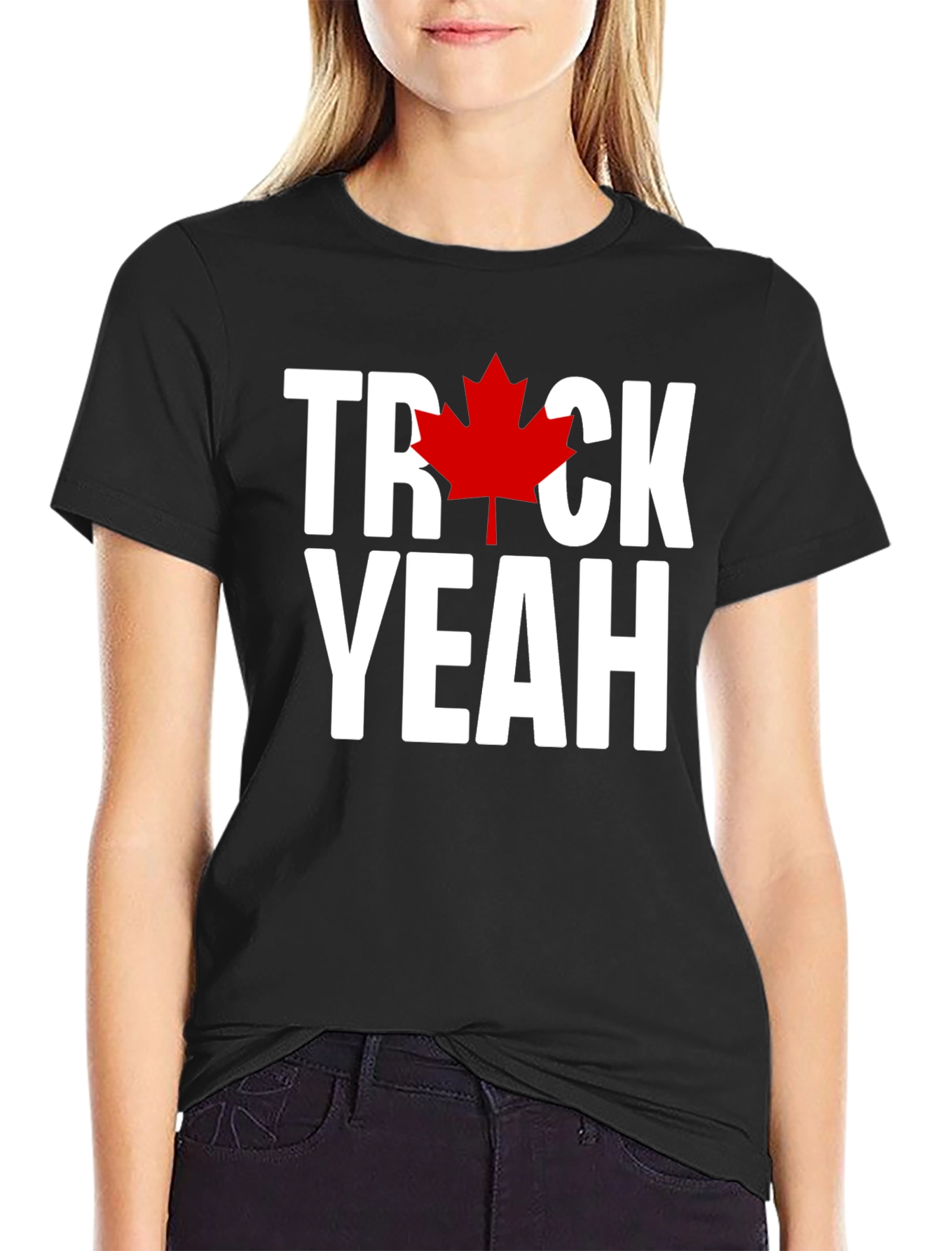 Canadian Pride T-Shirt: Truck Yeah Maple Leaf Tee