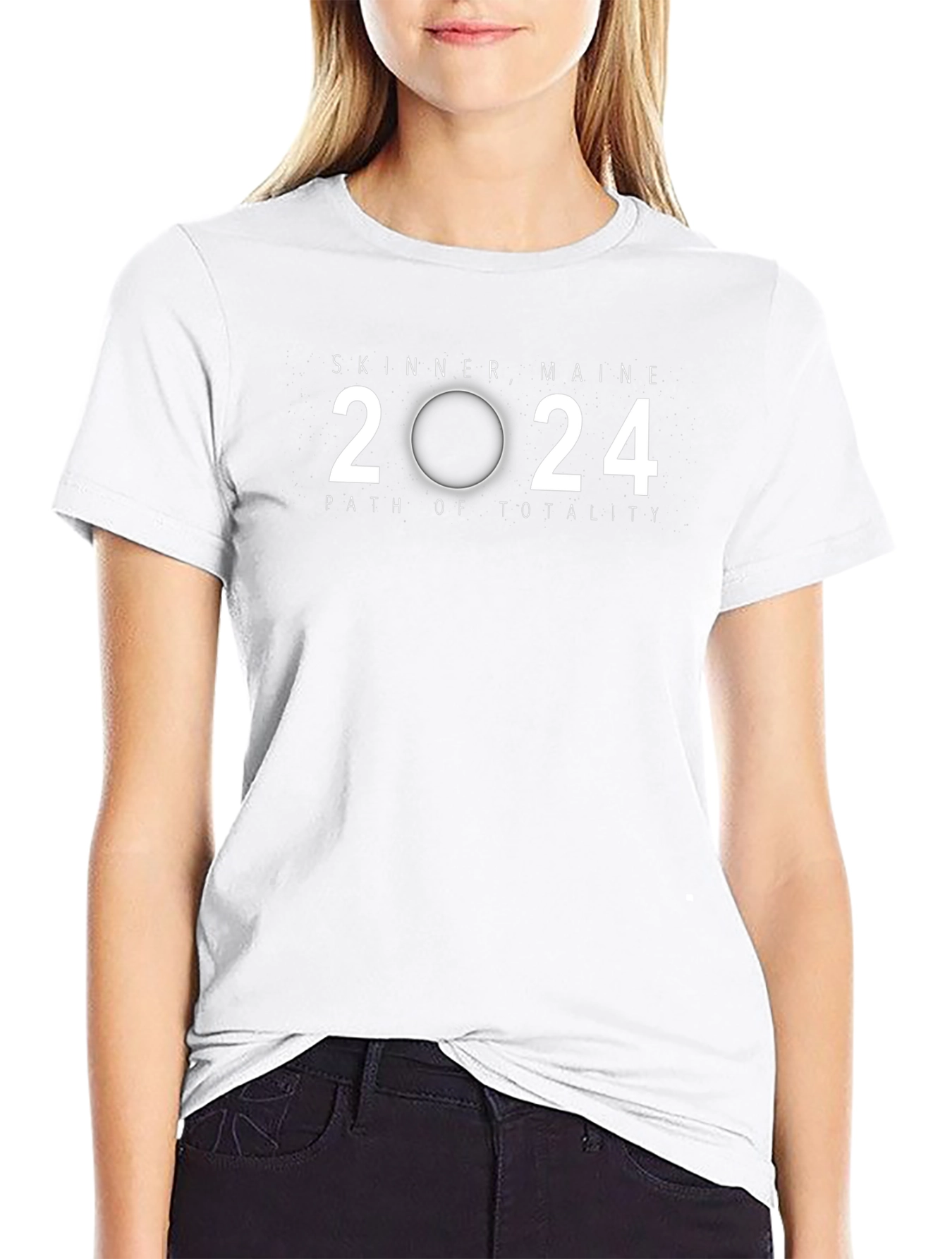 Skinner Maine 2024 Path of Totality T-Shirt