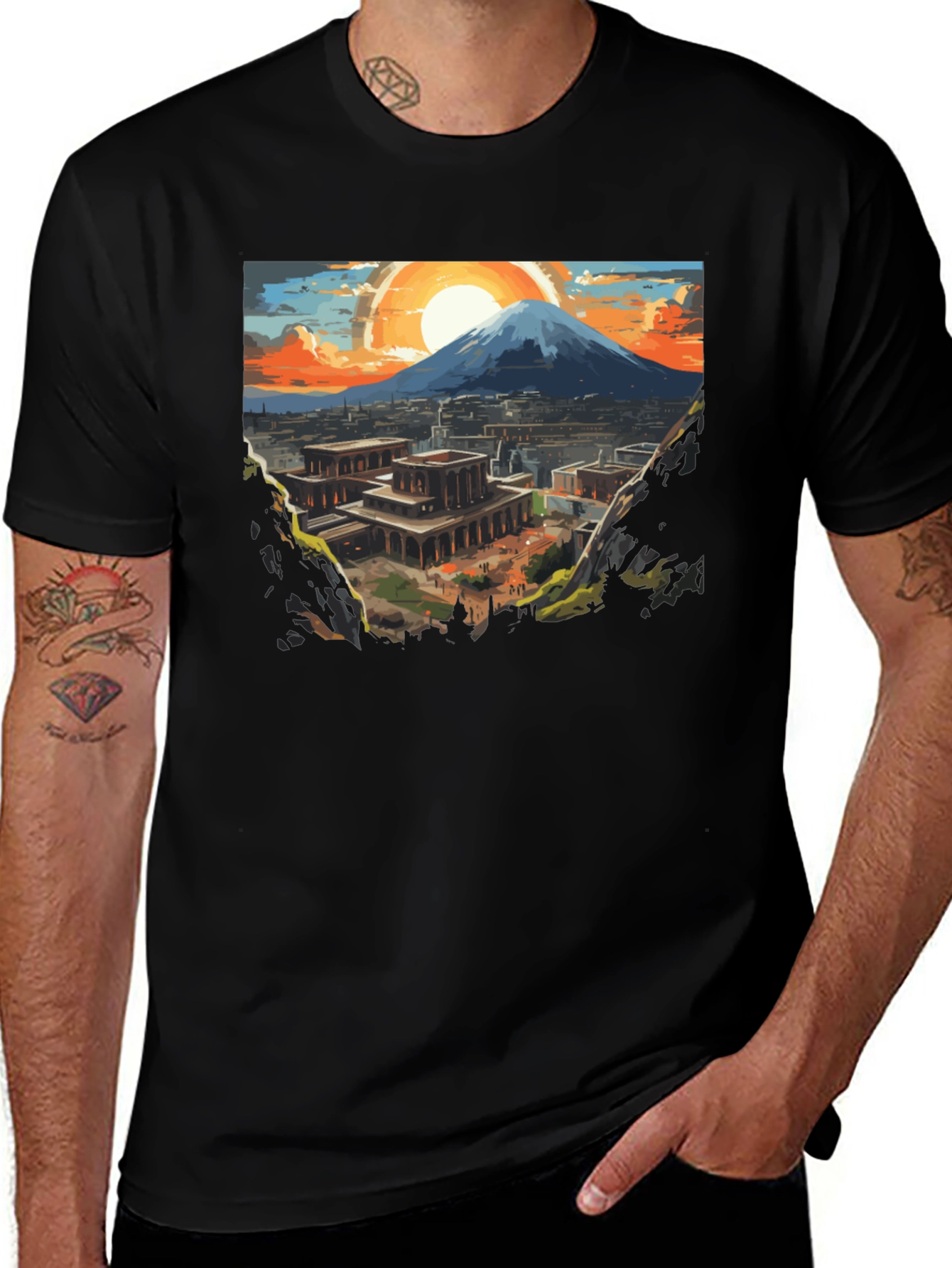 Scenic Mountain City T-Shirt