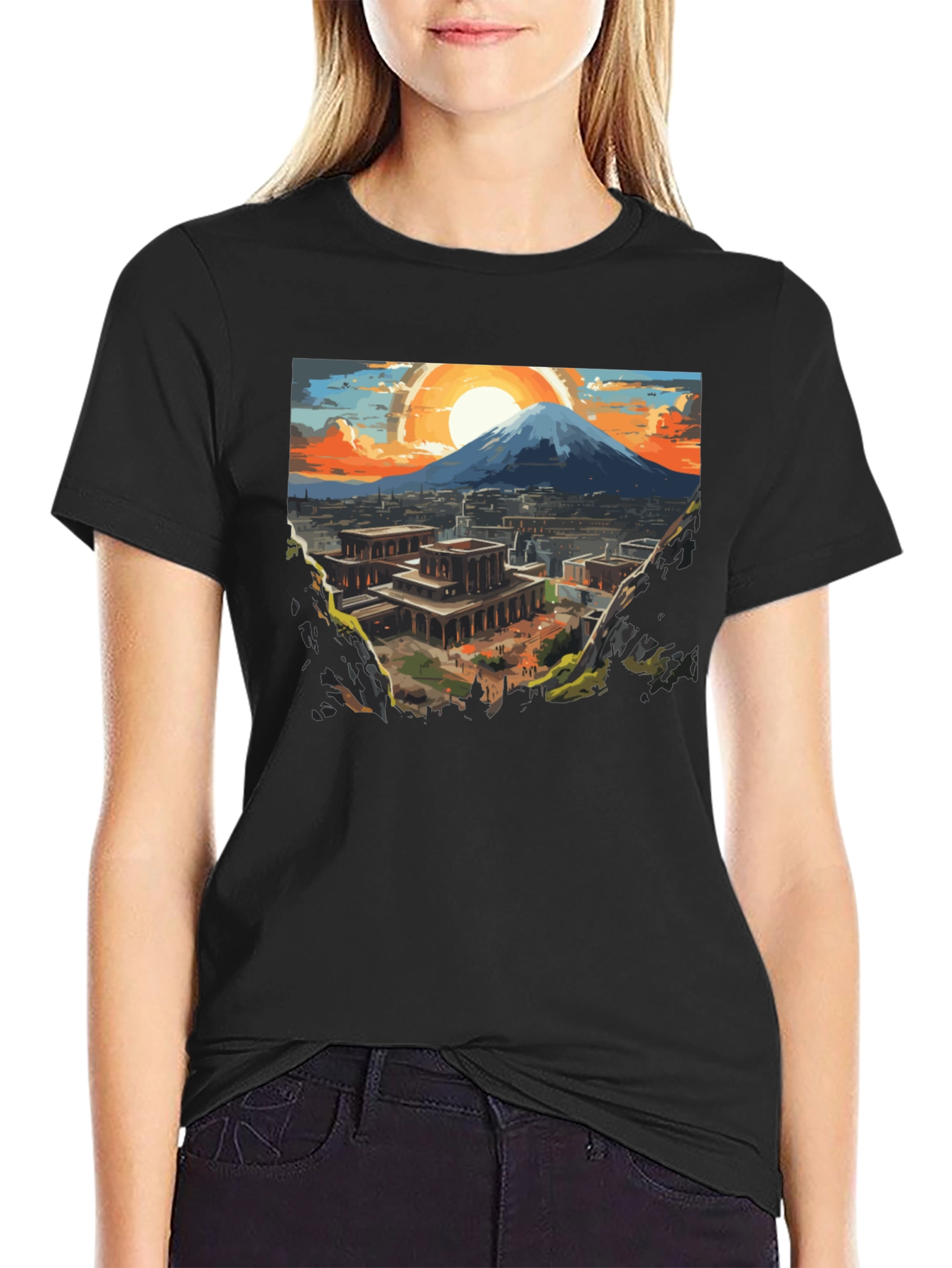 Scenic Mountain City T-Shirt