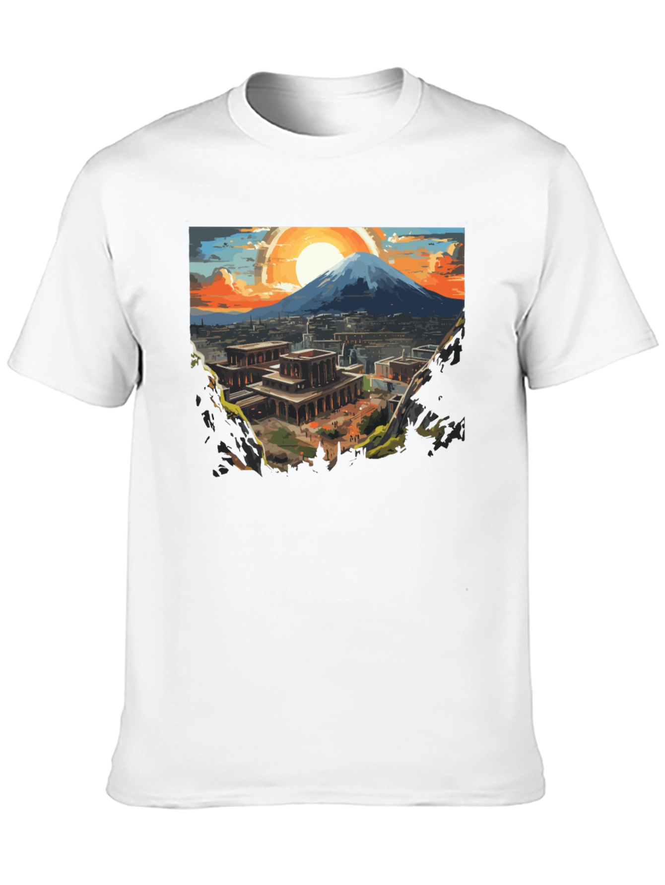 Scenic Mountain City T-Shirt