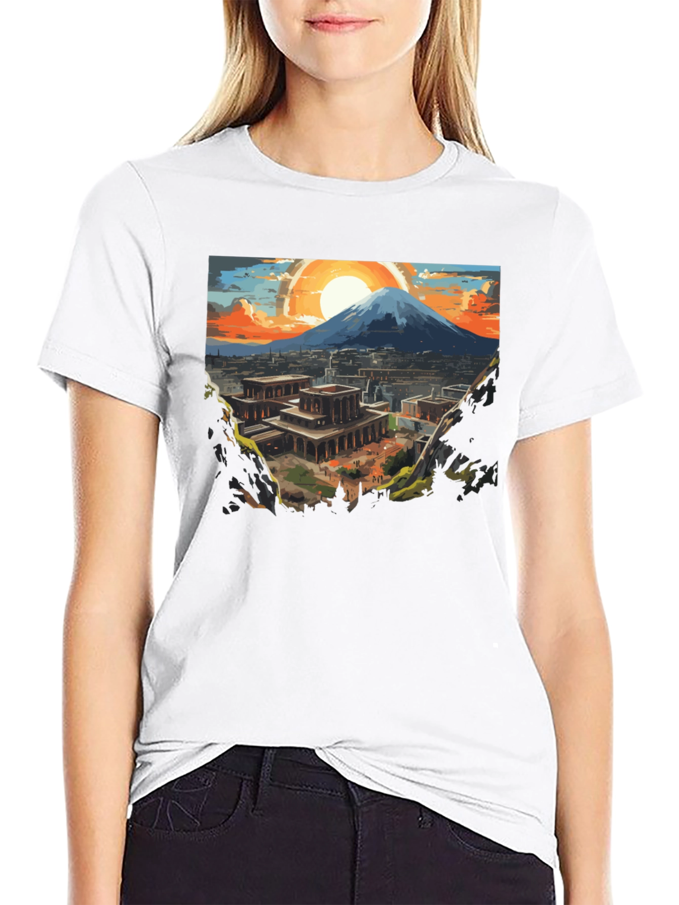 Scenic Mountain City T-Shirt