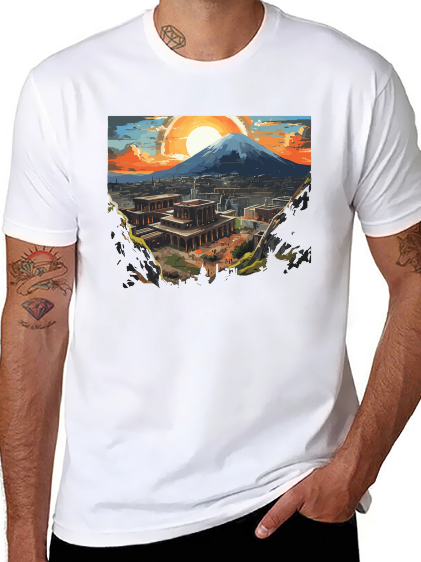 Scenic Mountain City T-Shirt