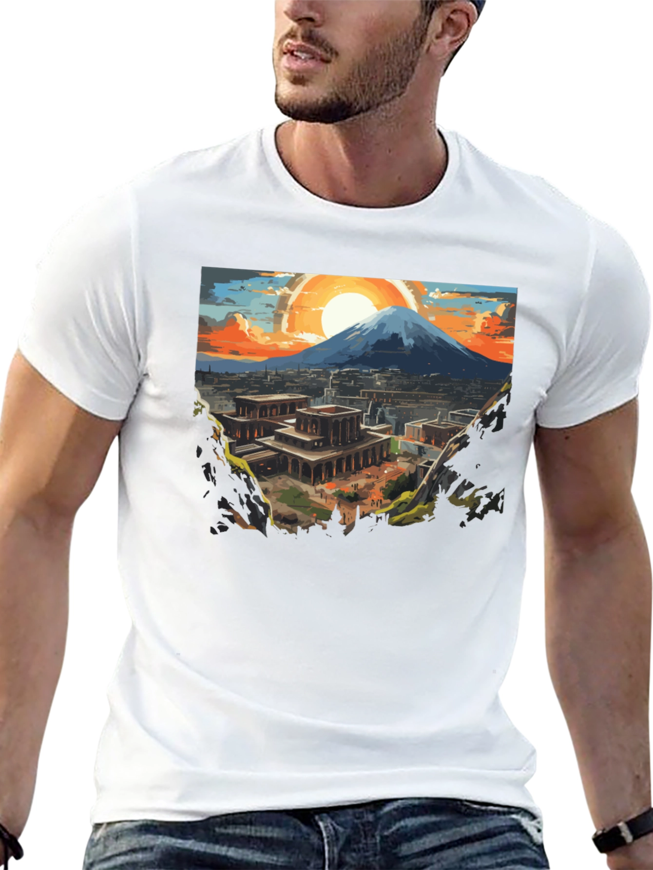 Scenic Mountain City T-Shirt