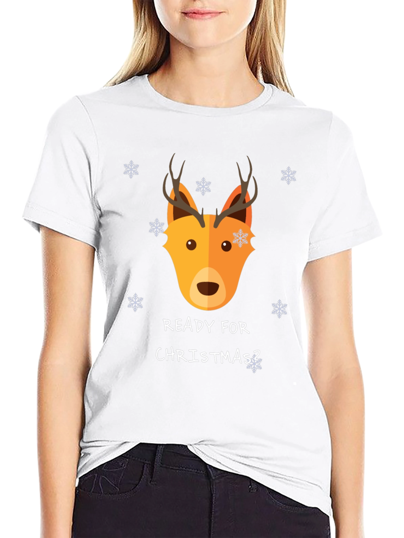 Festive Reindeer Christmas T-Shirt