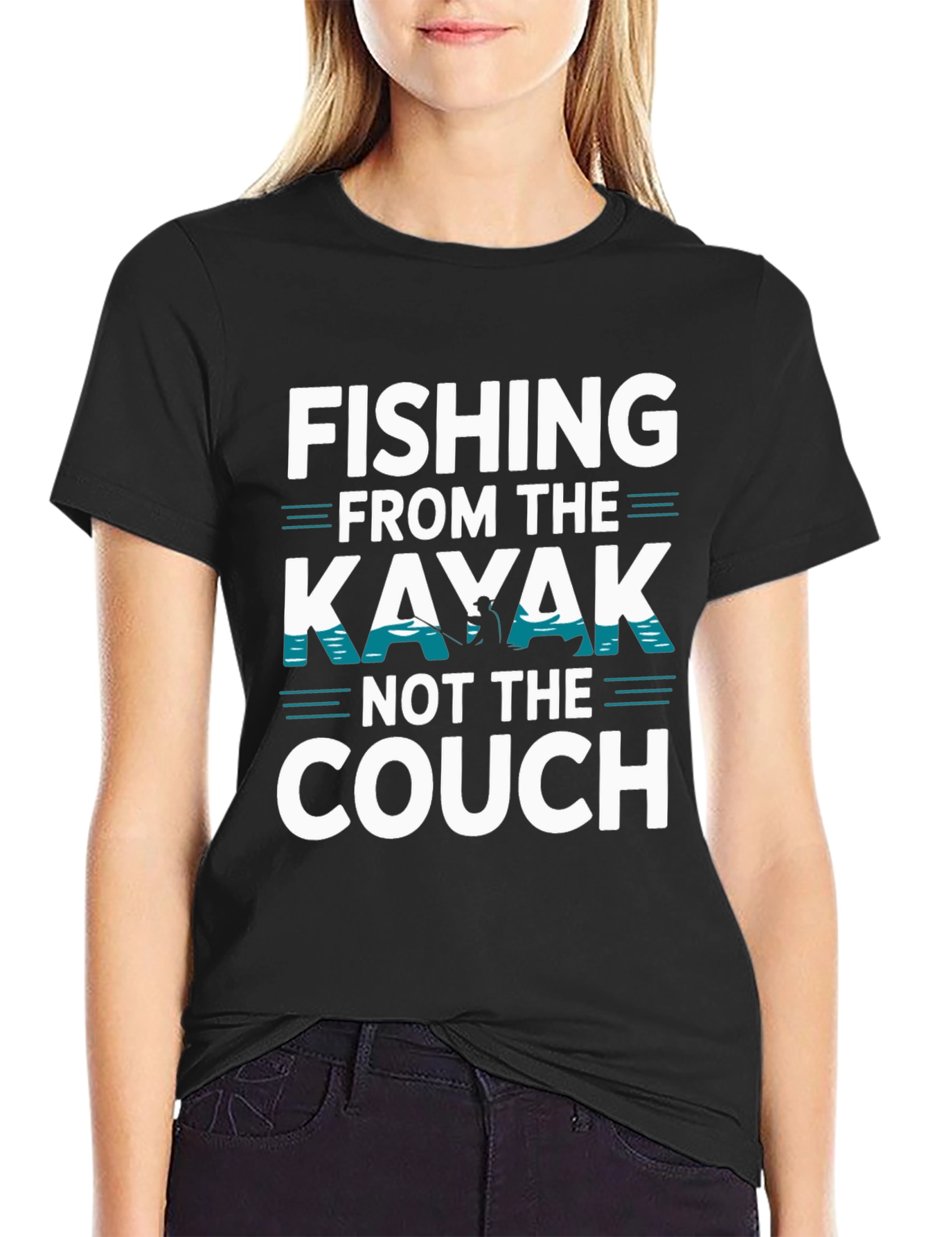 Fishing Kayak T-Shirt - Fisherman Gift Tee