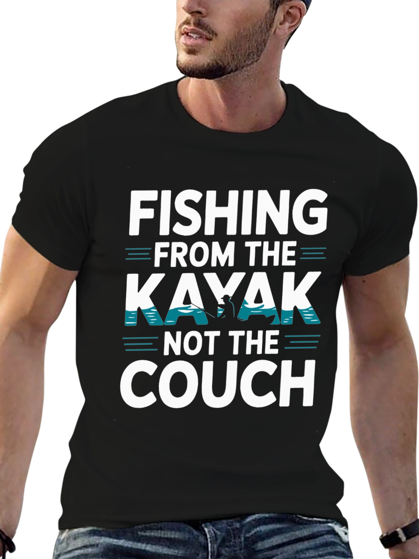 Fishing Kayak T-Shirt - Fisherman Gift Tee