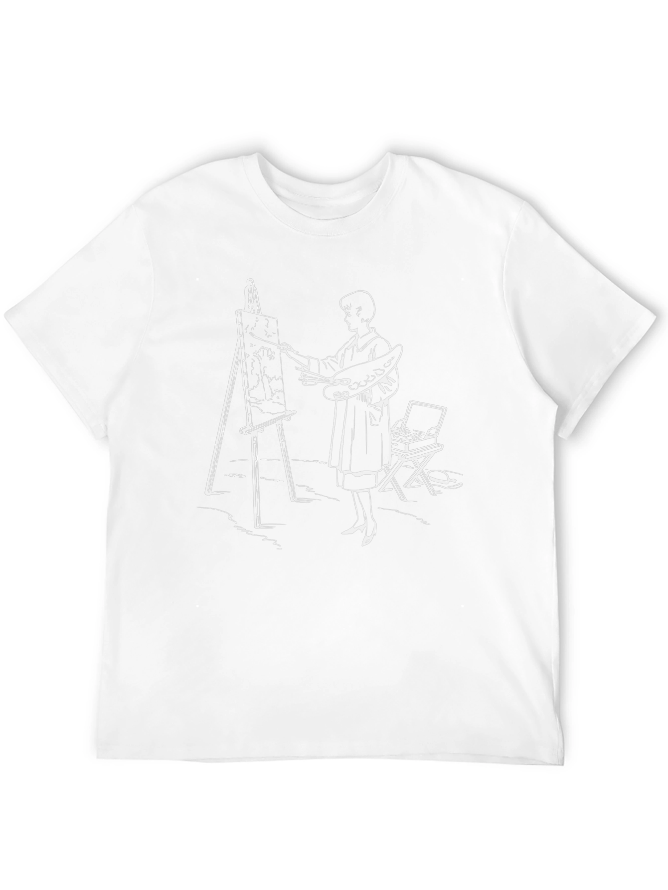 Artist Graphic Print Black T-Shirt
