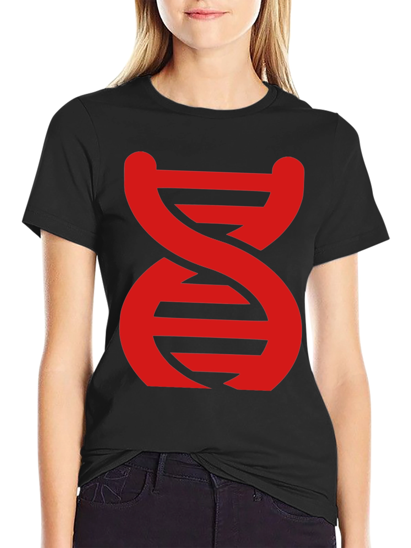 DNA Graphic Black T-Shirt