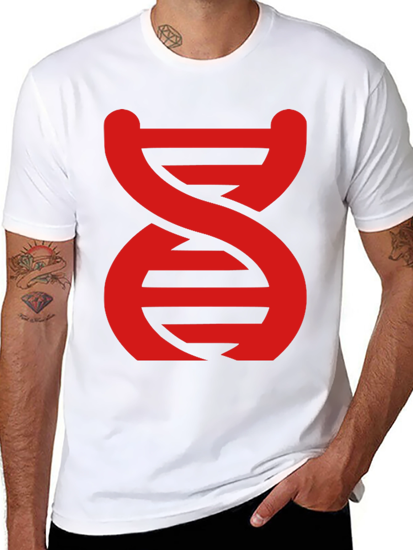 DNA Graphic Black T-Shirt