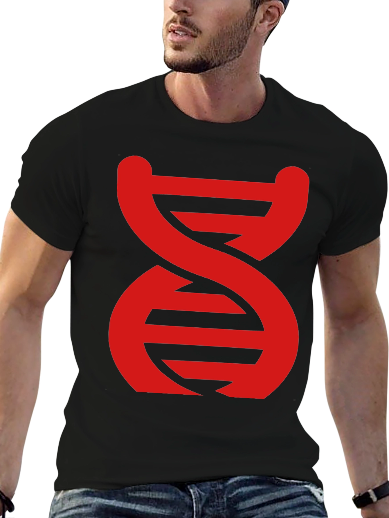 DNA Graphic Black T-Shirt