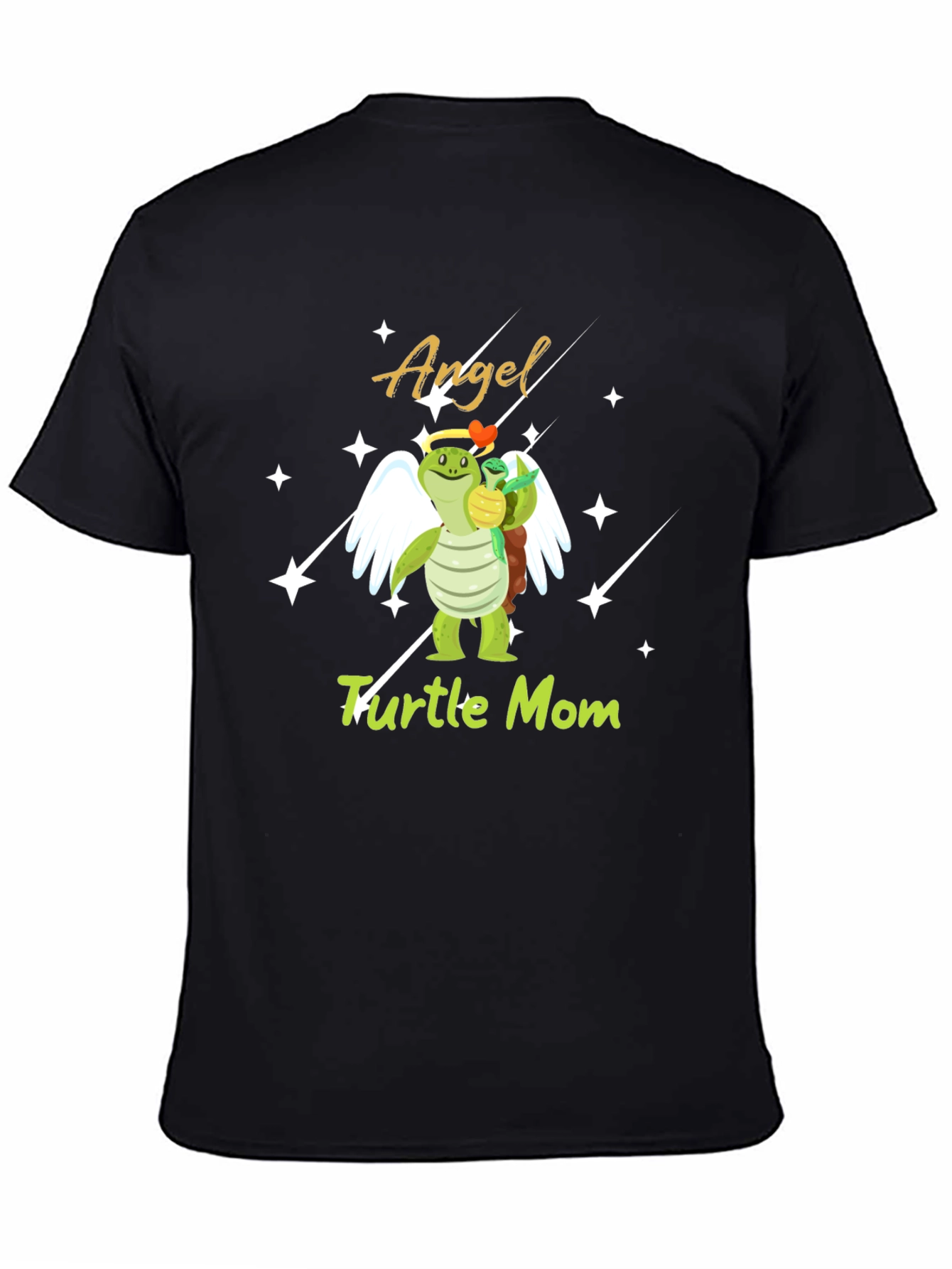 Angel Turtle Mom Graphic Tee