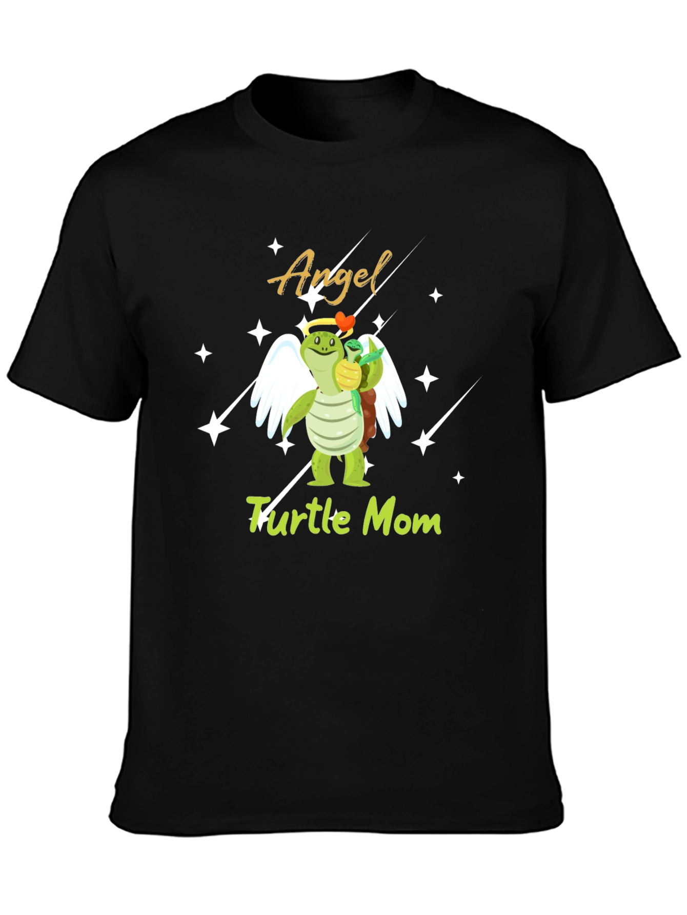 Angel Turtle Mom Graphic Tee