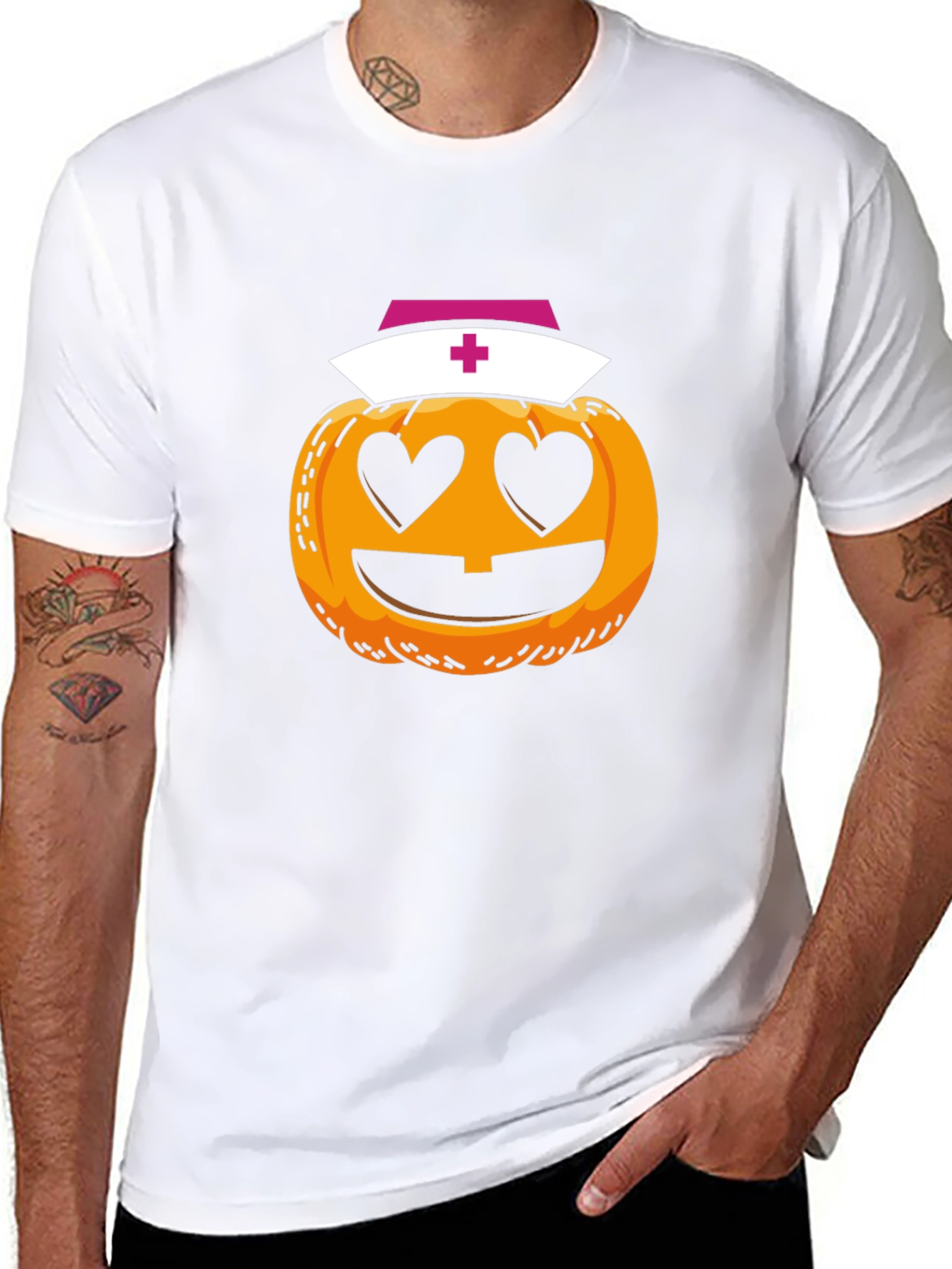 Pumpkin Nurse Halloween T-Shirt