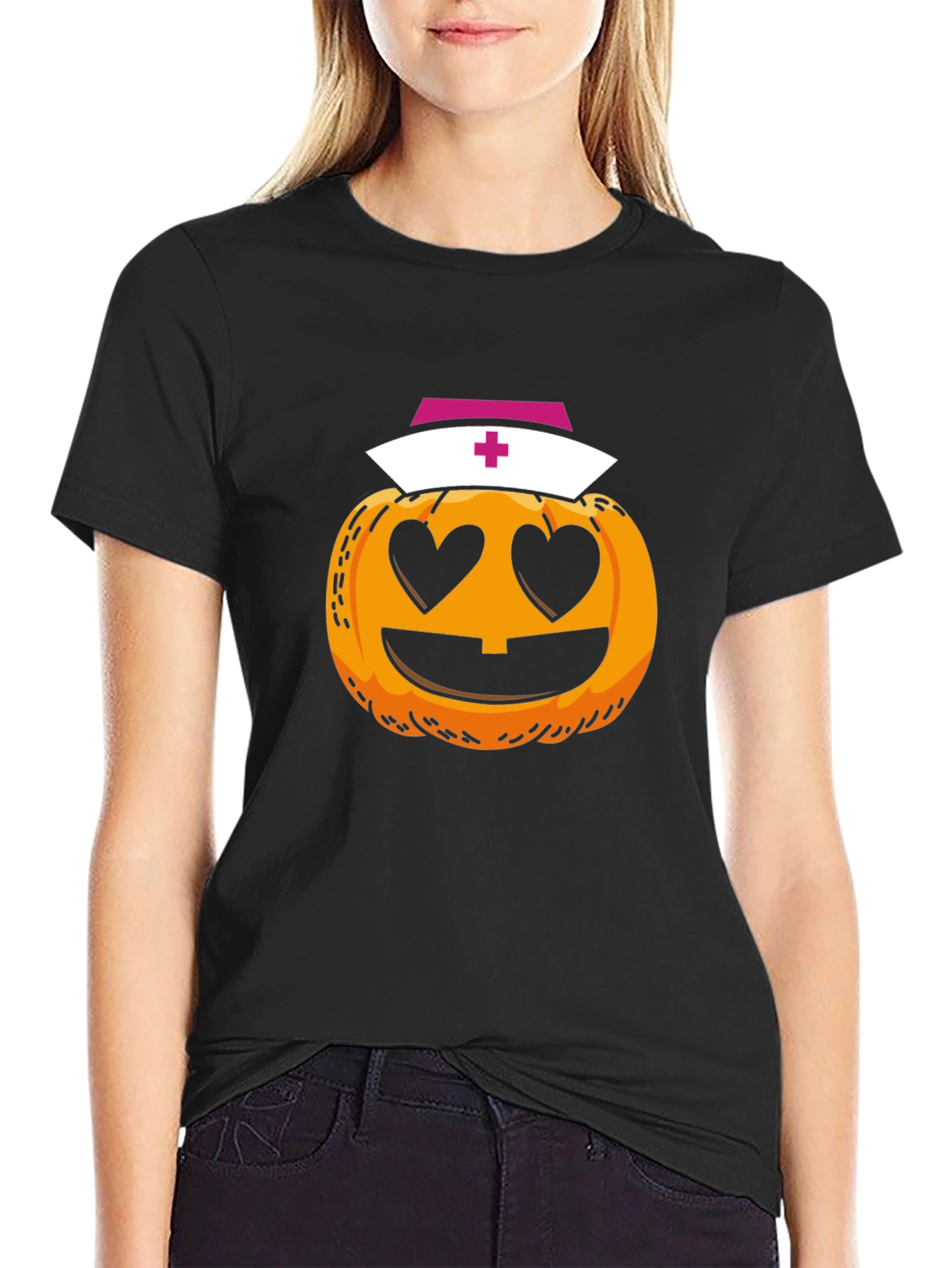 Pumpkin Nurse Halloween T-Shirt