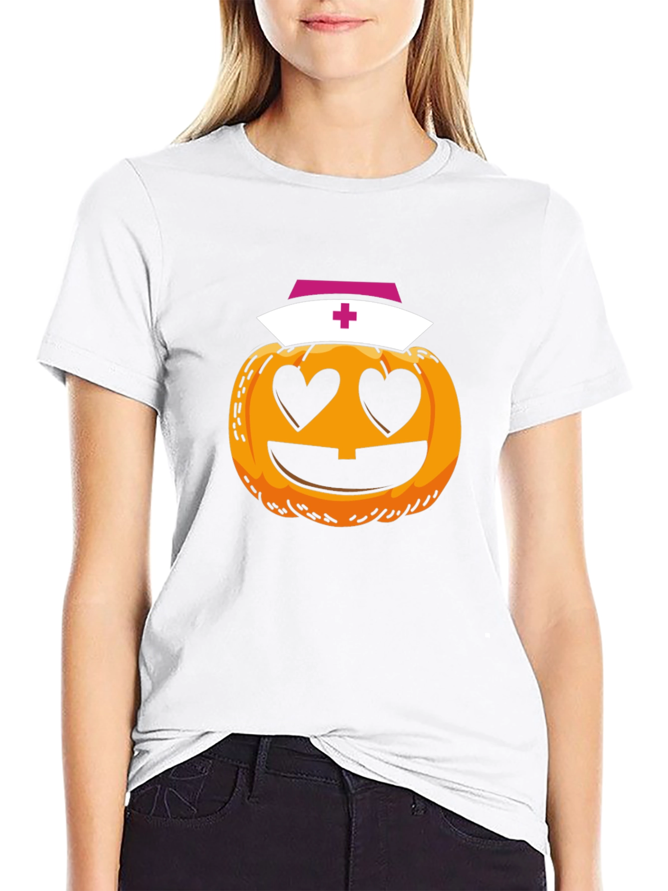 Pumpkin Nurse Halloween T-Shirt