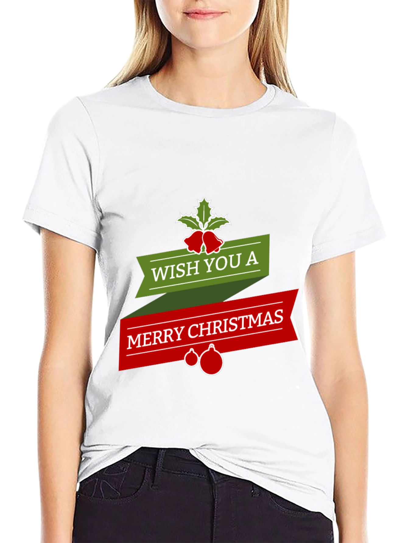 Festive Merry Christmas Graphic Tee - Holiday Style