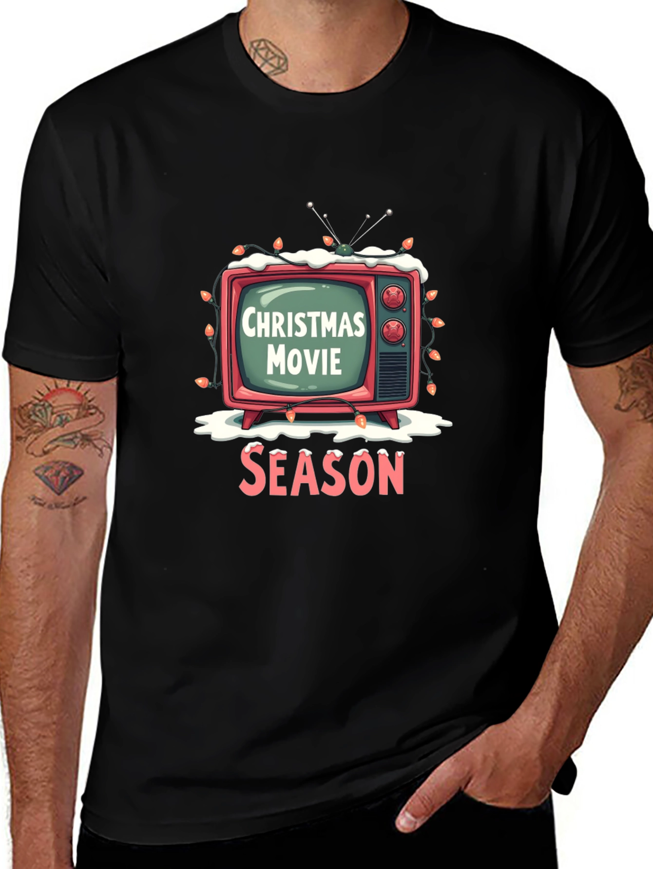 Christmas Movie Season Graphic T-Shirt
