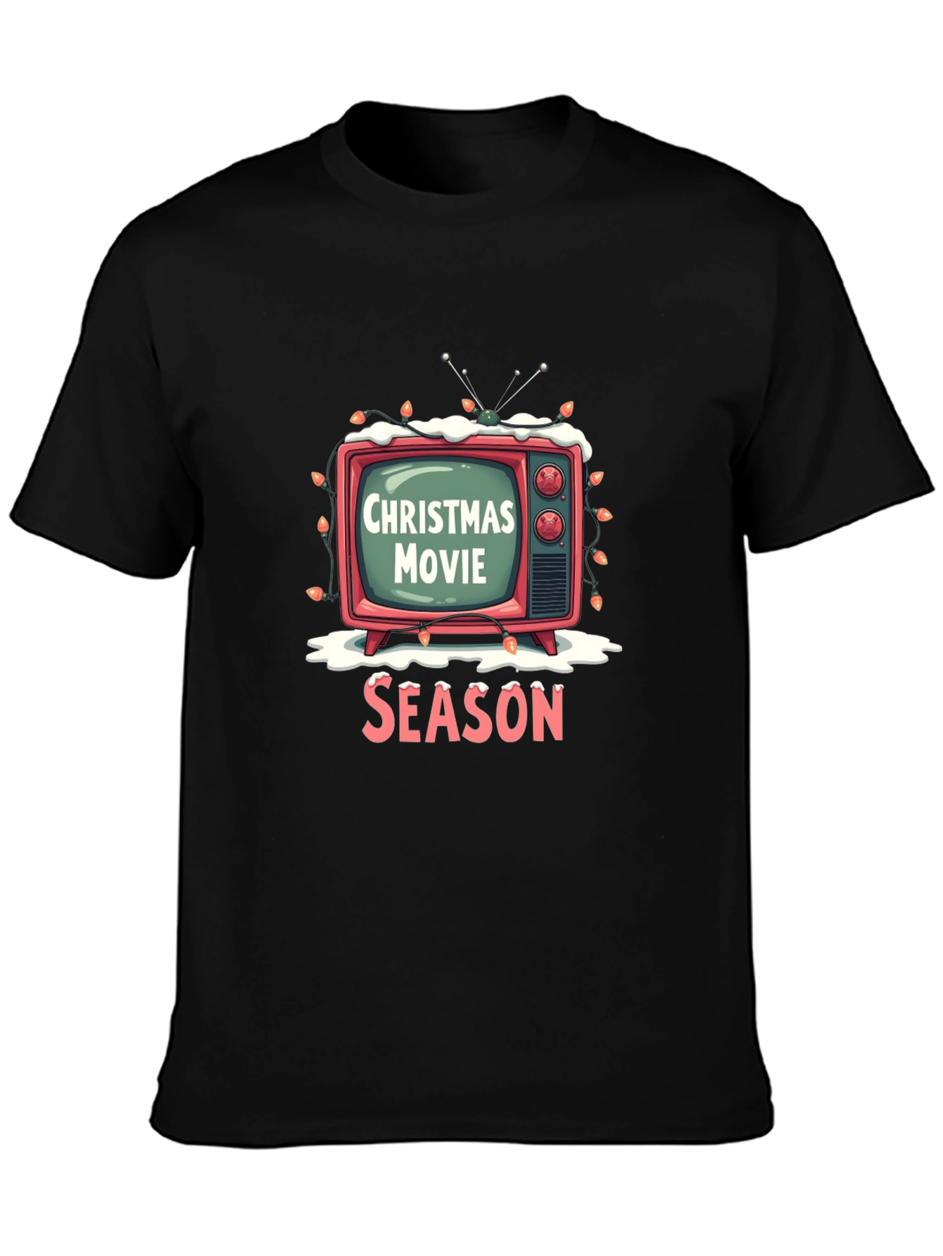 Christmas Movie Season Graphic T-Shirt