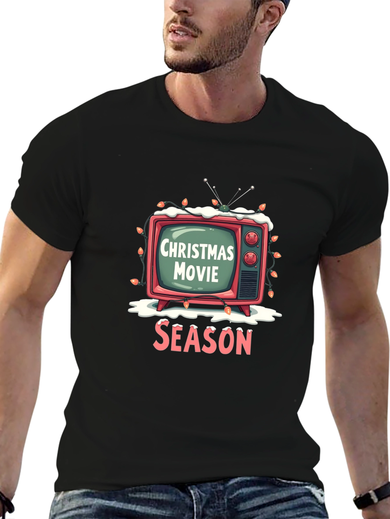 Christmas Movie Season Graphic T-Shirt