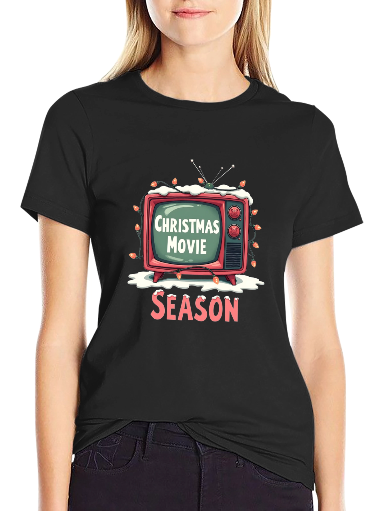 Christmas Movie Season Graphic T-Shirt