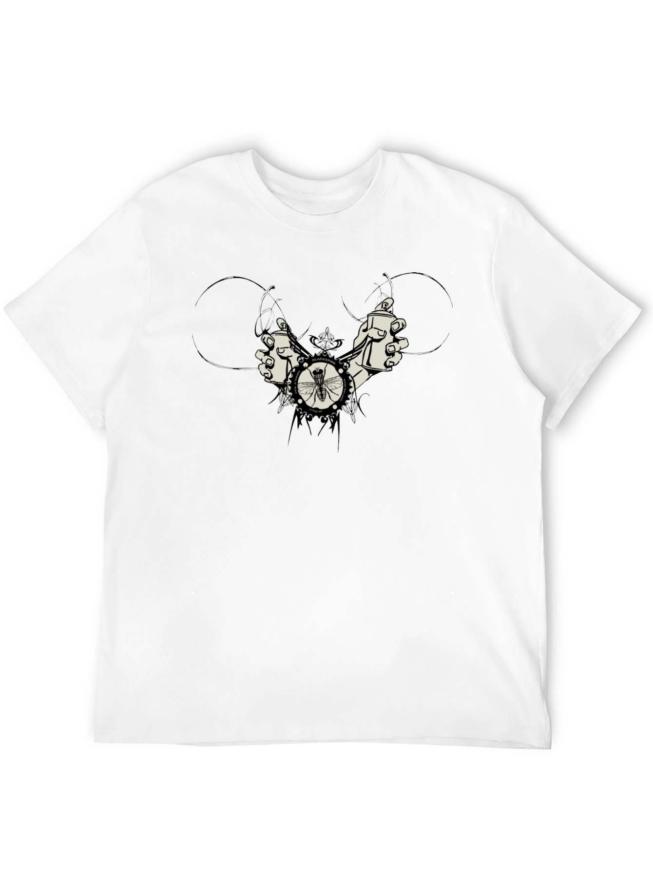 Fly Gears Black Graphic Tee