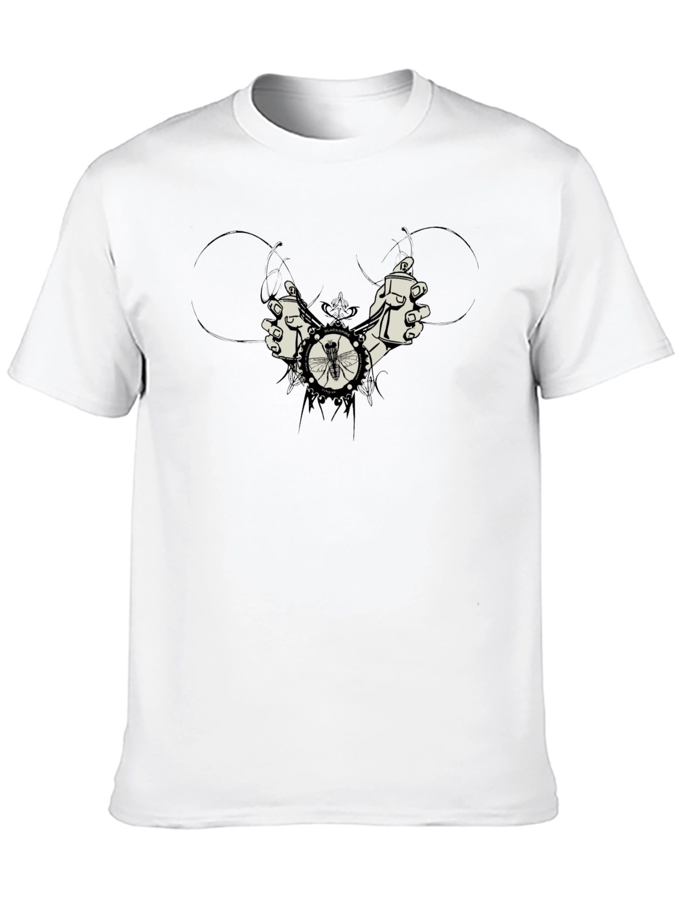 Fly Gears Black Graphic Tee