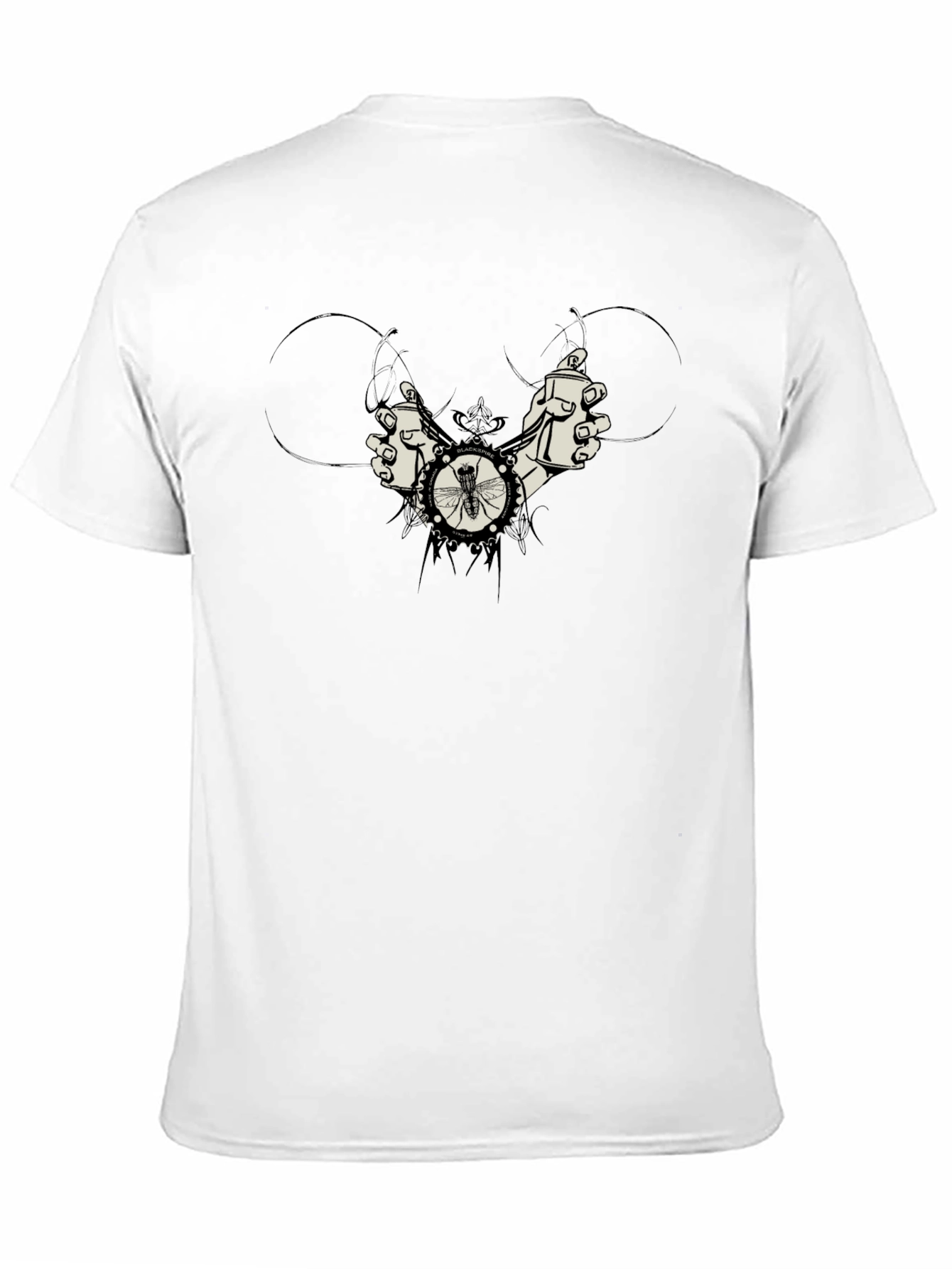 Fly Gears Black Graphic Tee