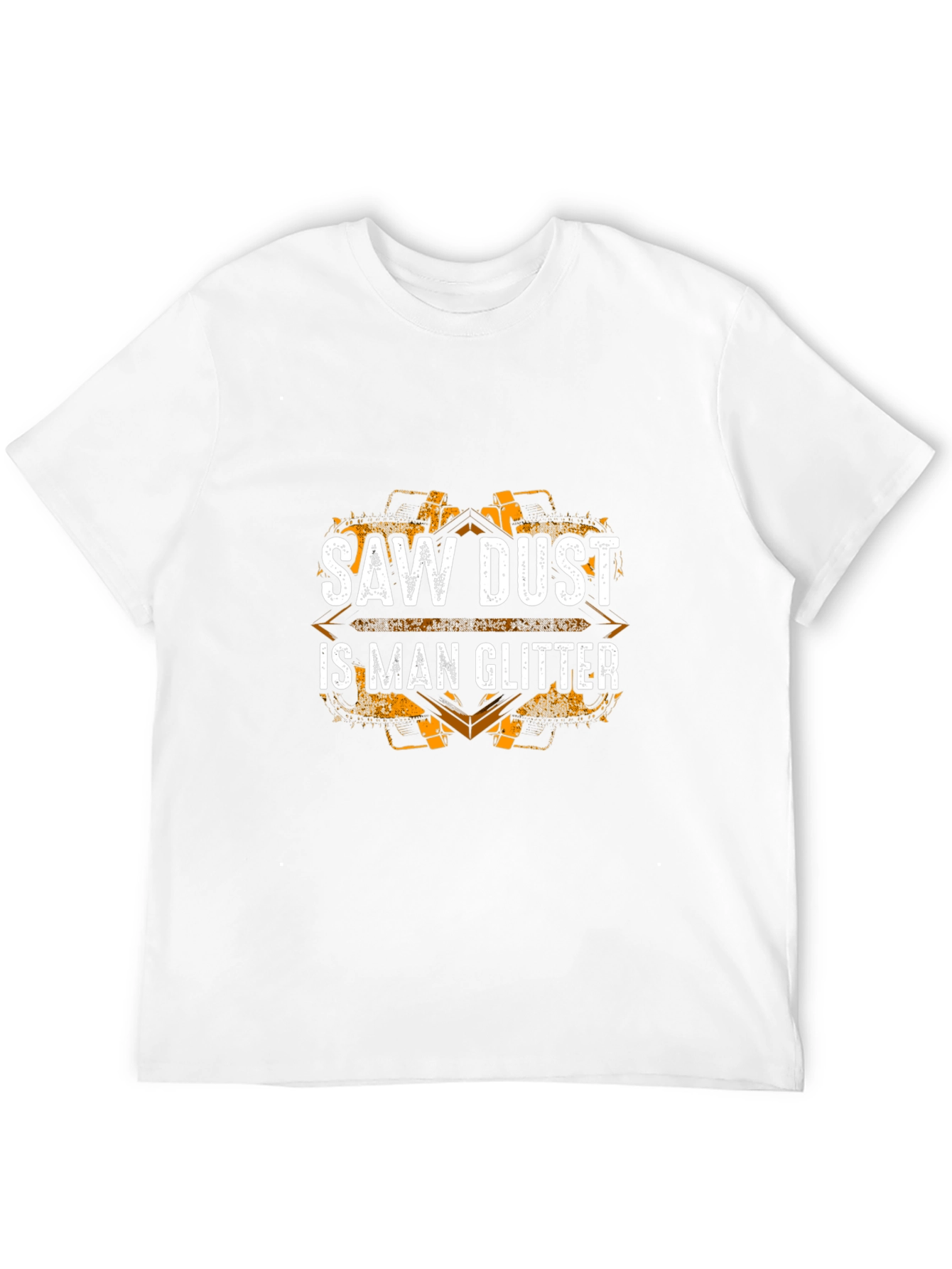 Saw Dust is Man Glitter Black Graphic Tee