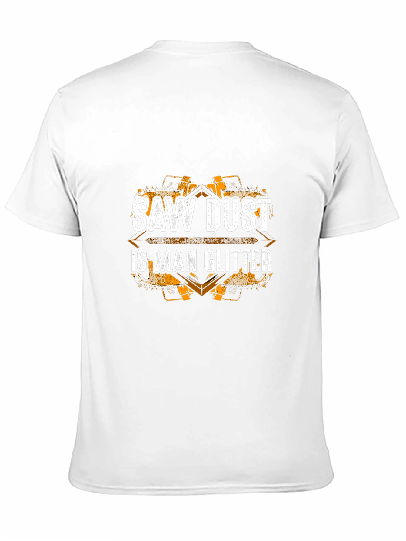 Saw Dust is Man Glitter Black Graphic Tee