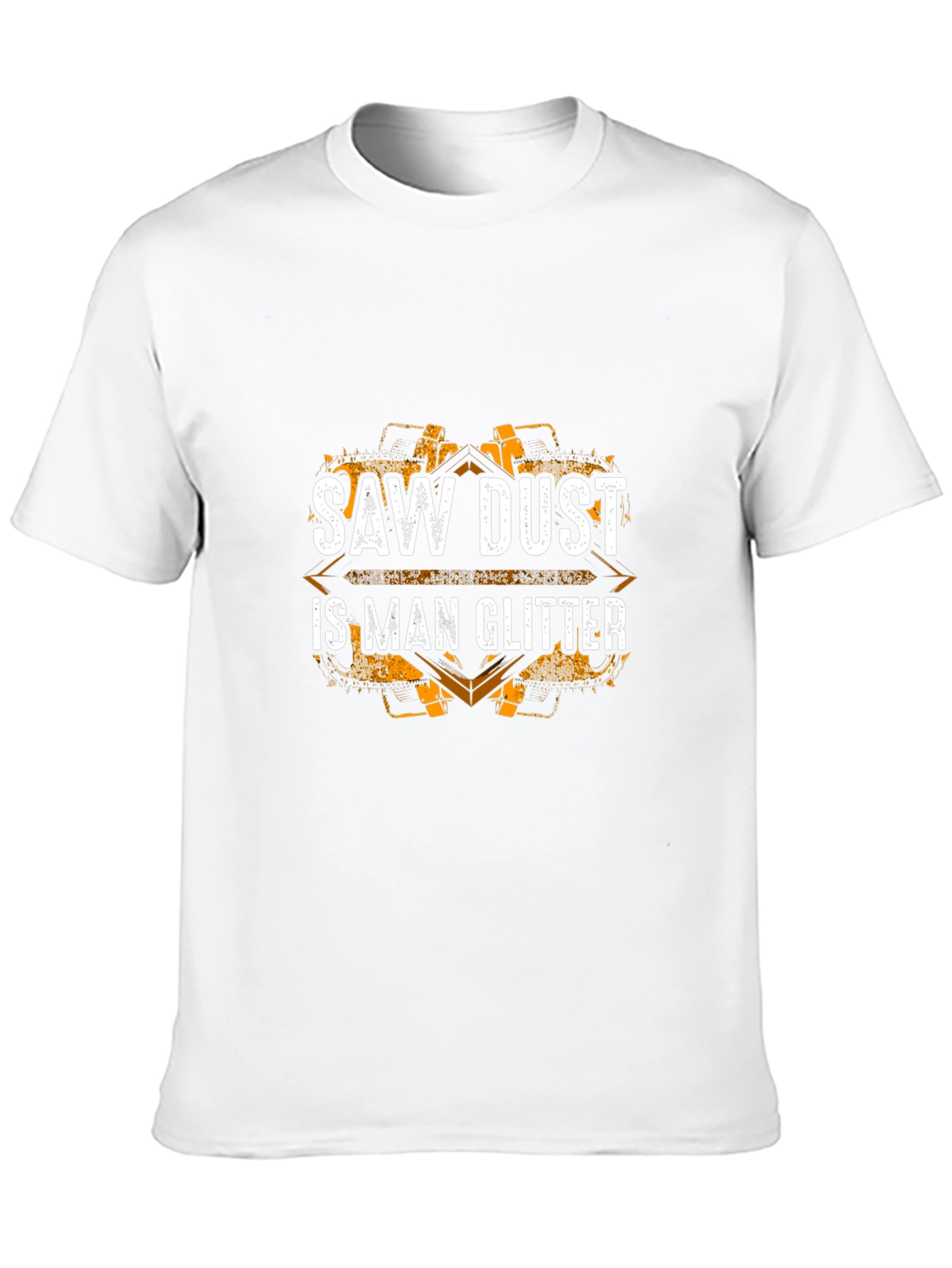 Saw Dust is Man Glitter Black Graphic Tee