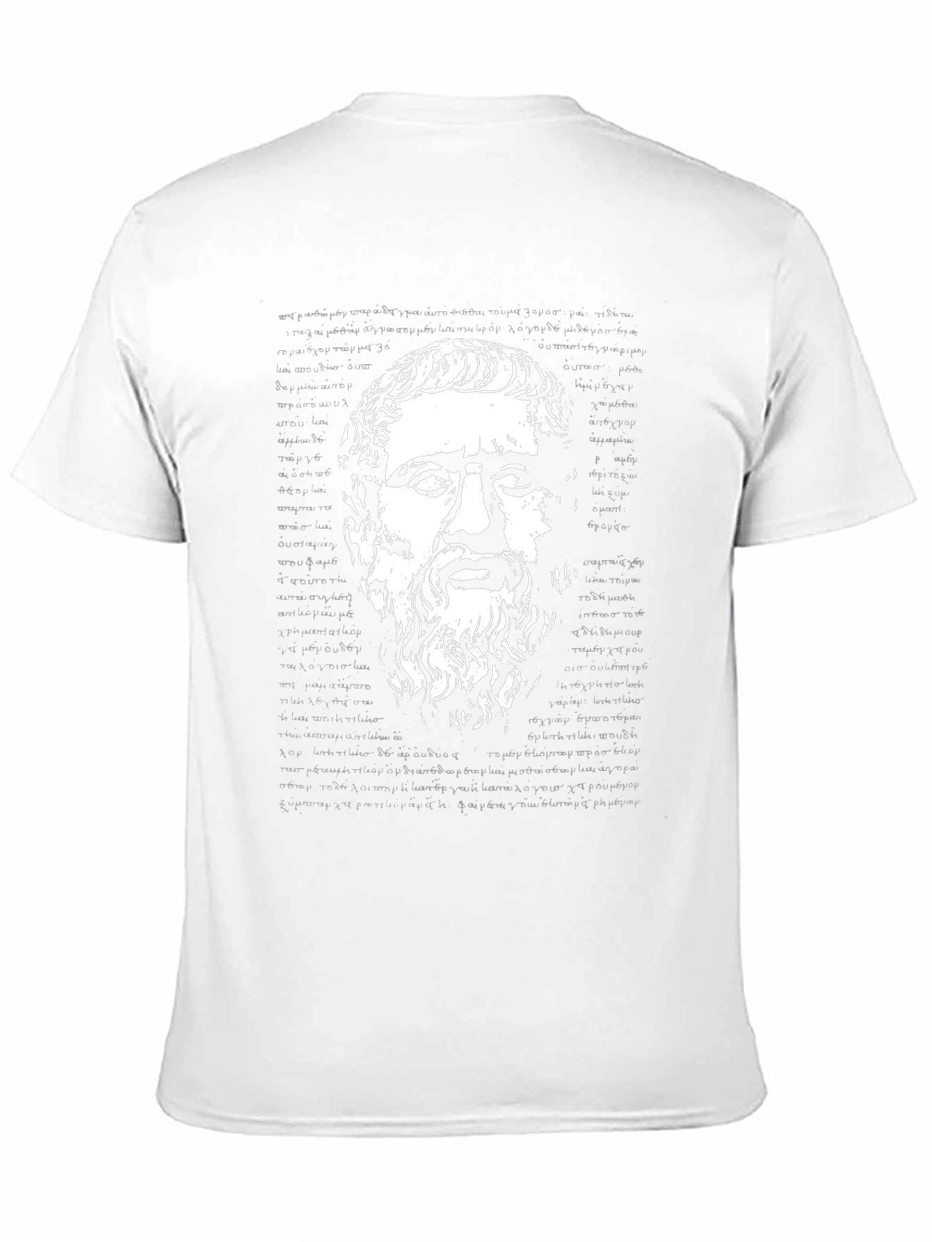 Philosopher Graphic Tee - Black Cotton T-Shirt
