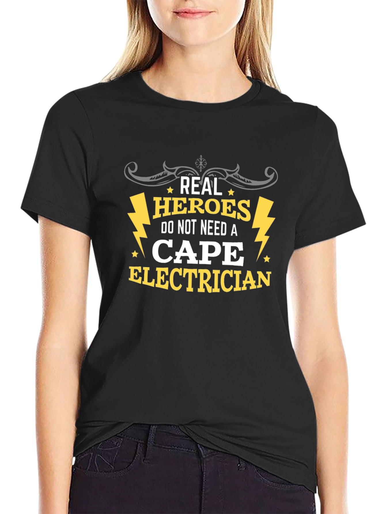 Electrician Hero T-Shirt - No Cape Needed!