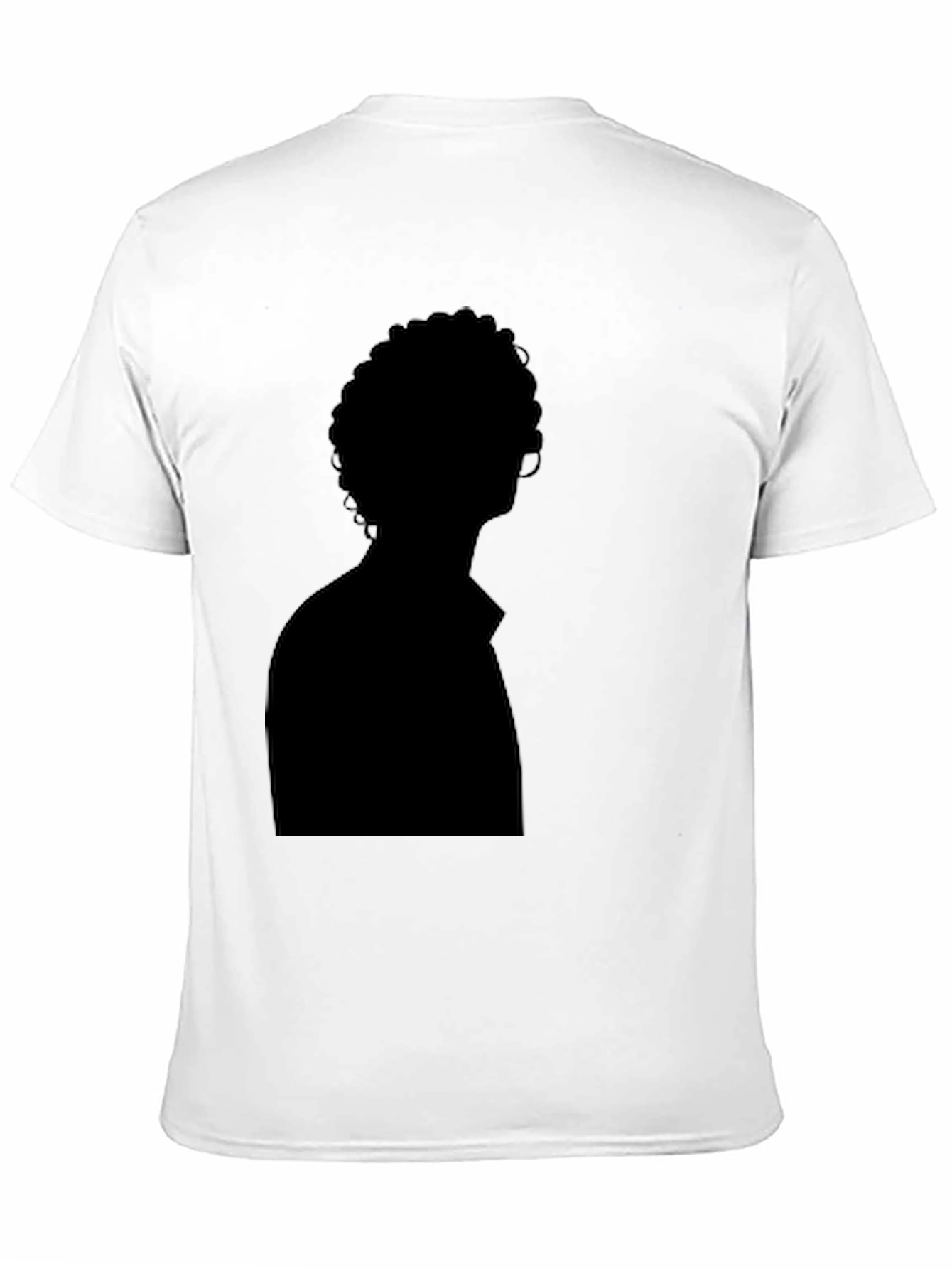 Silhouette Graphic Tee - Solid Black Casual Style