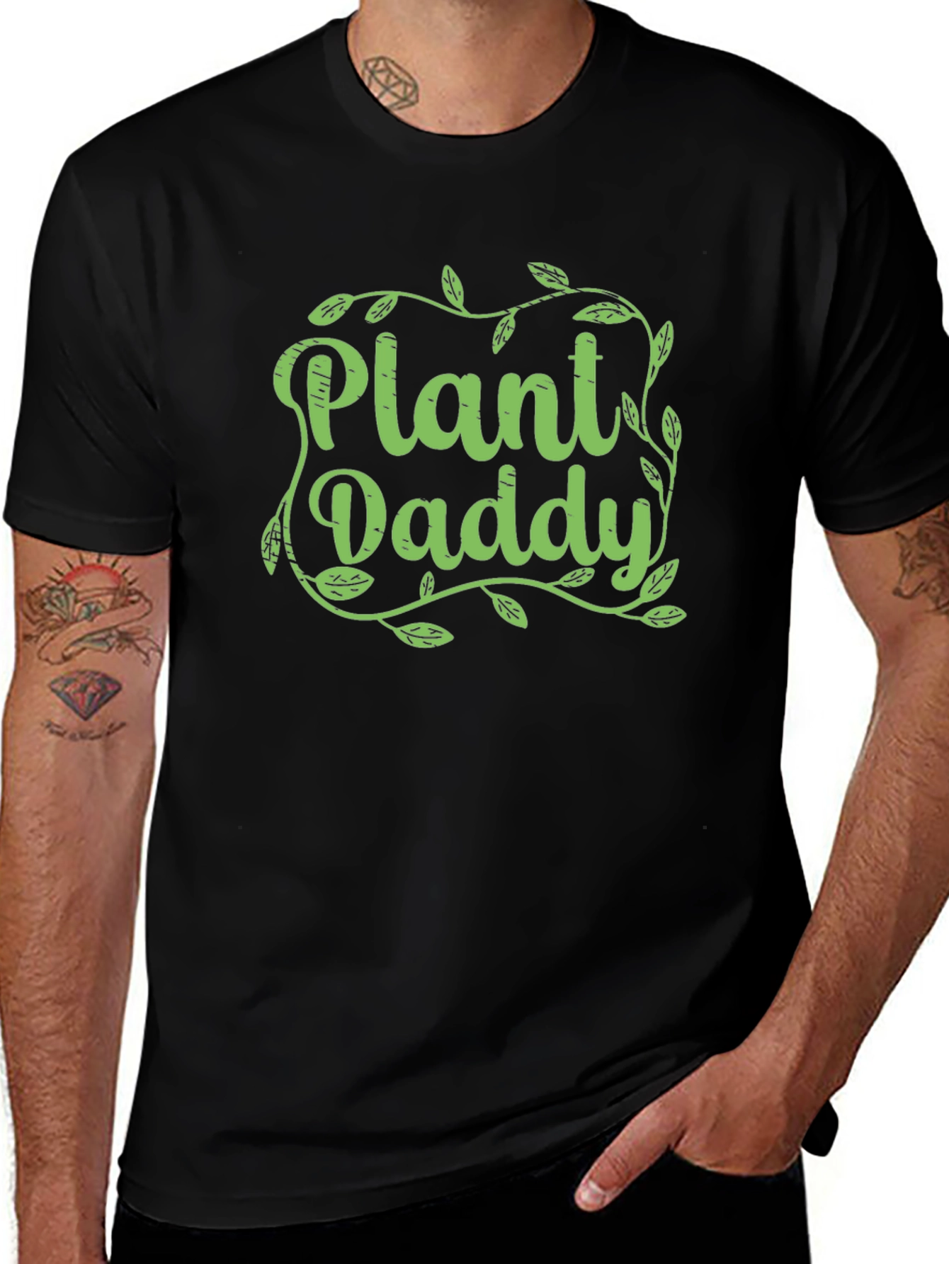 Plant Daddy Graphic T-Shirt - Black