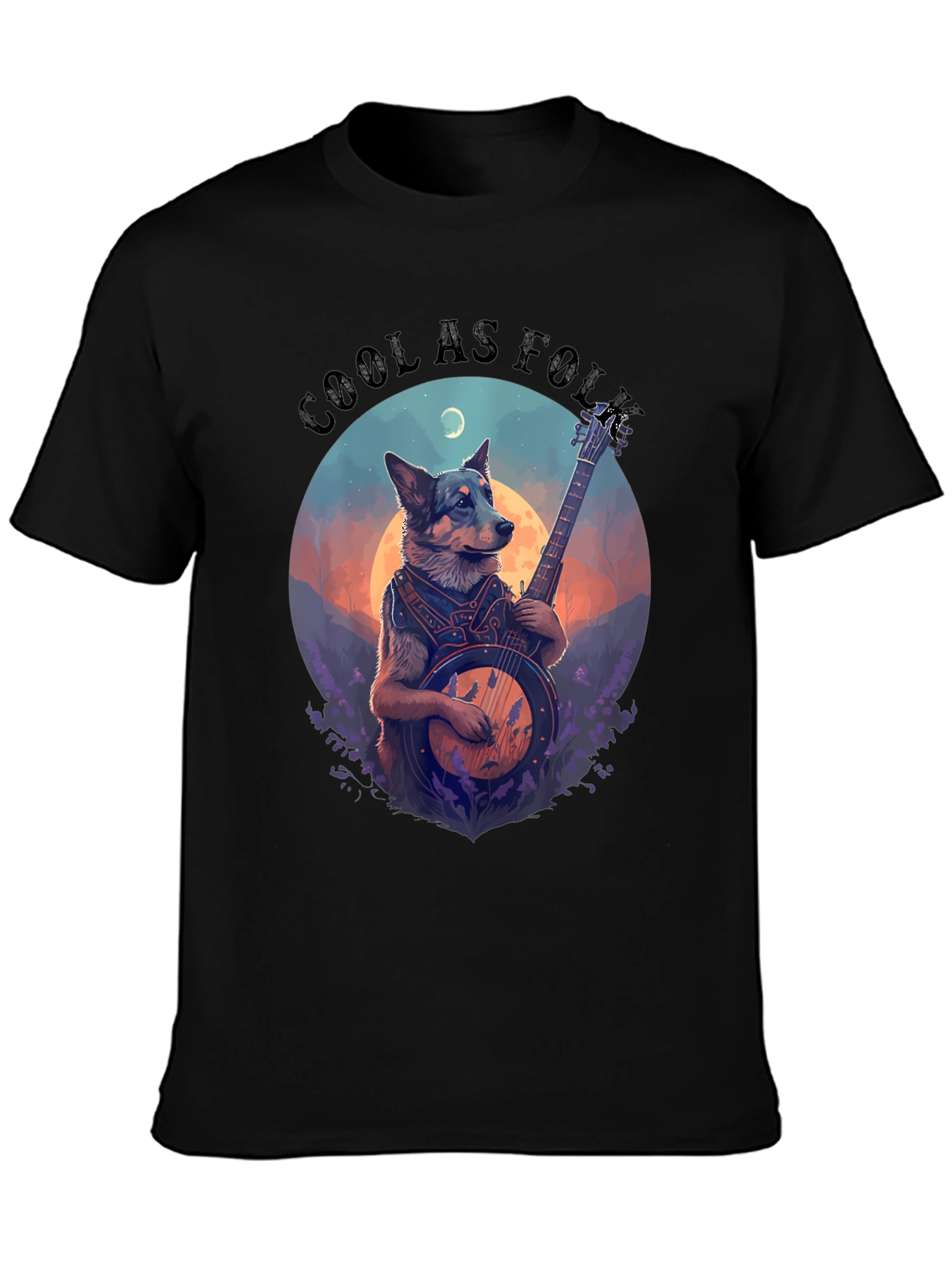 Cool As Folk Dog Graphic Tee