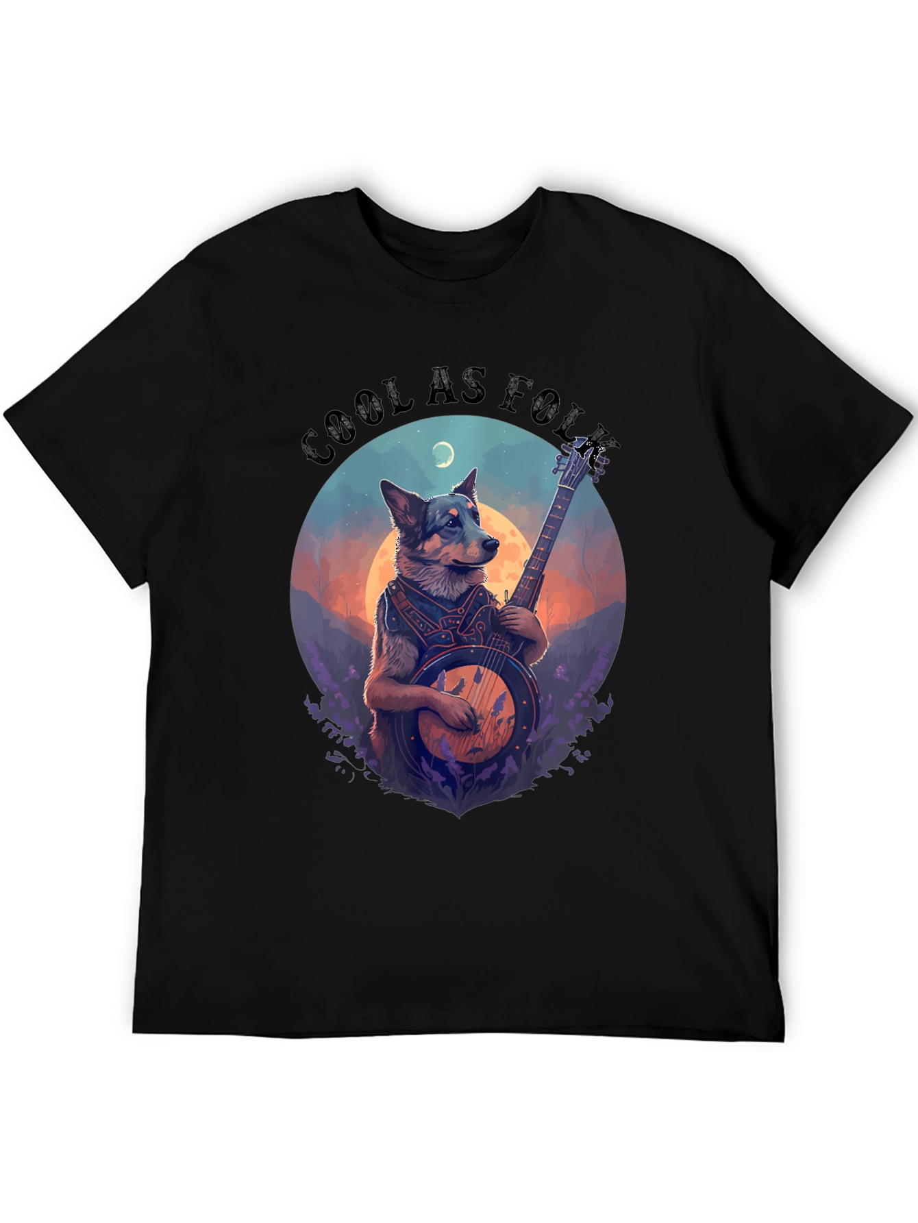 Cool As Folk Dog Graphic Tee