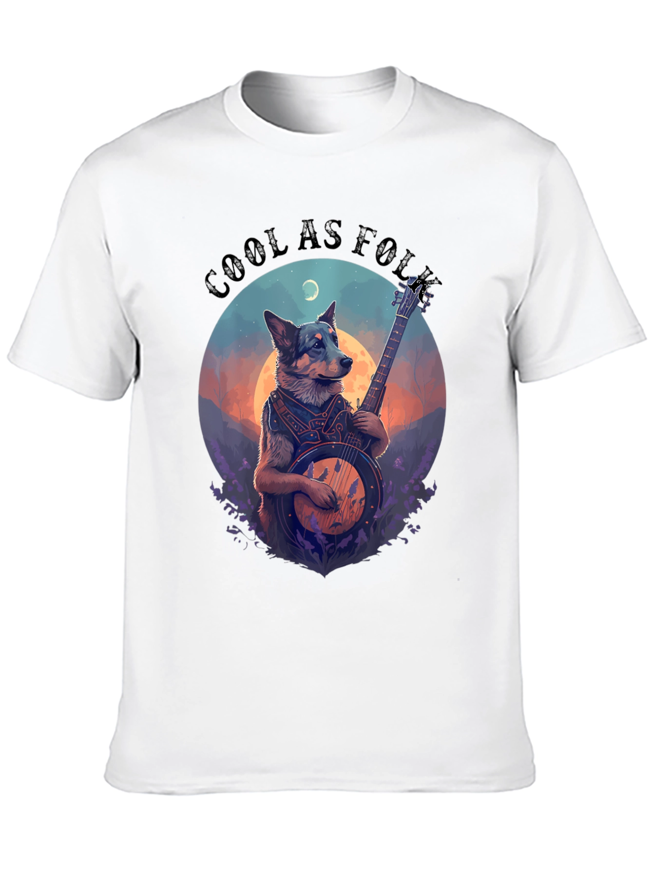 Cool As Folk Dog Graphic Tee