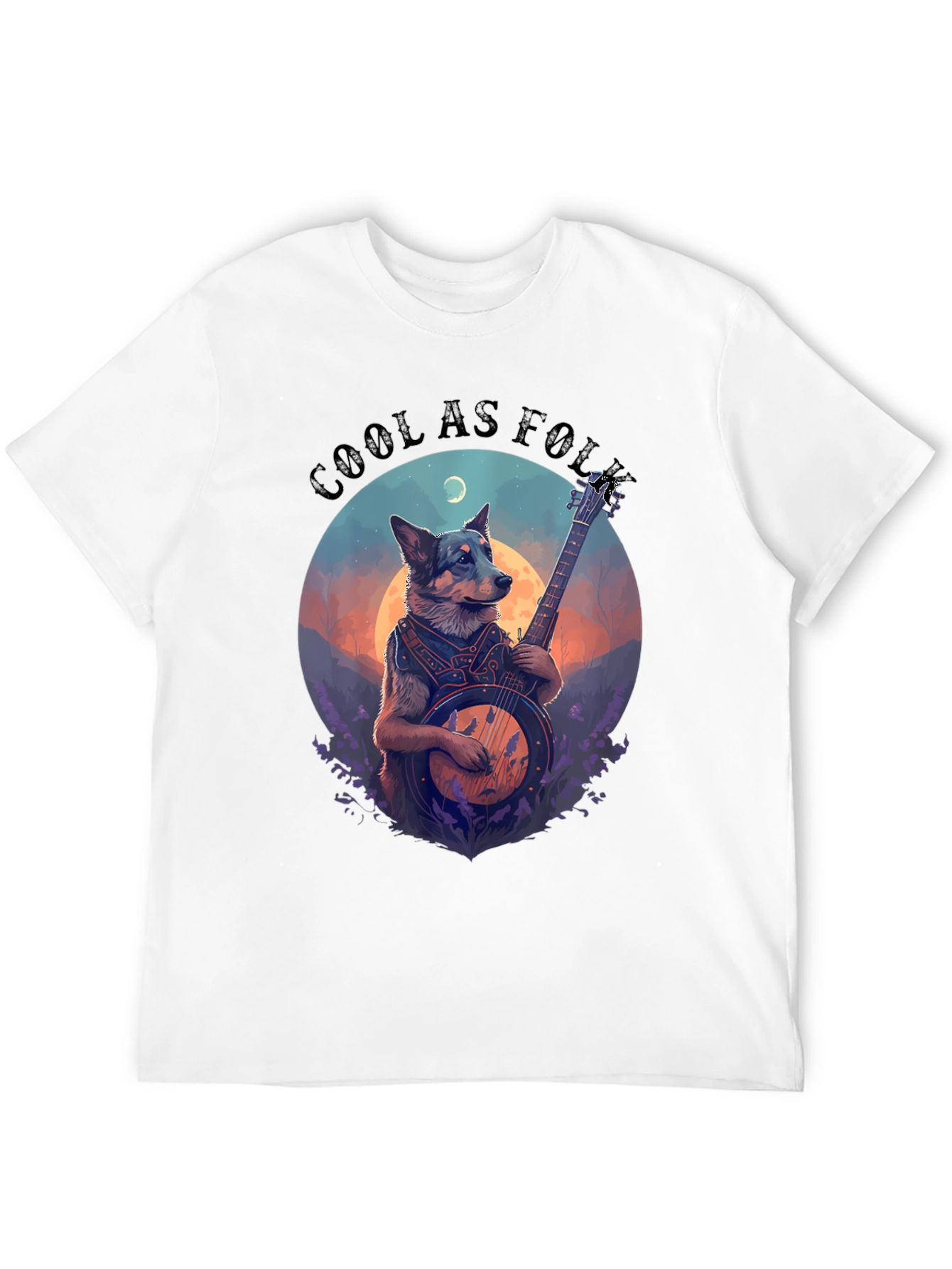 Cool As Folk Dog Graphic Tee