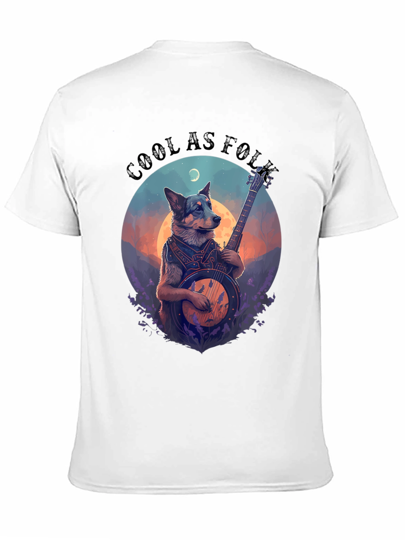 Cool As Folk Dog Graphic Tee