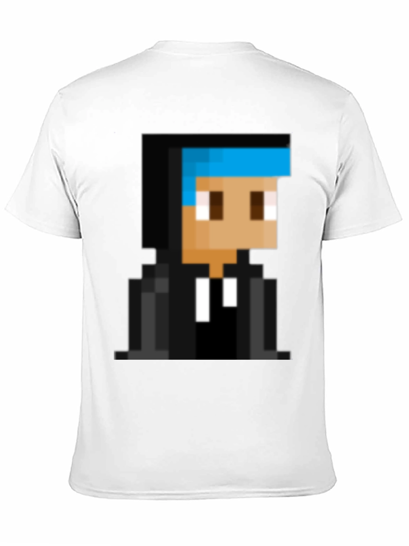 Pixelated Gamer T-Shirt - Black Cotton Tee