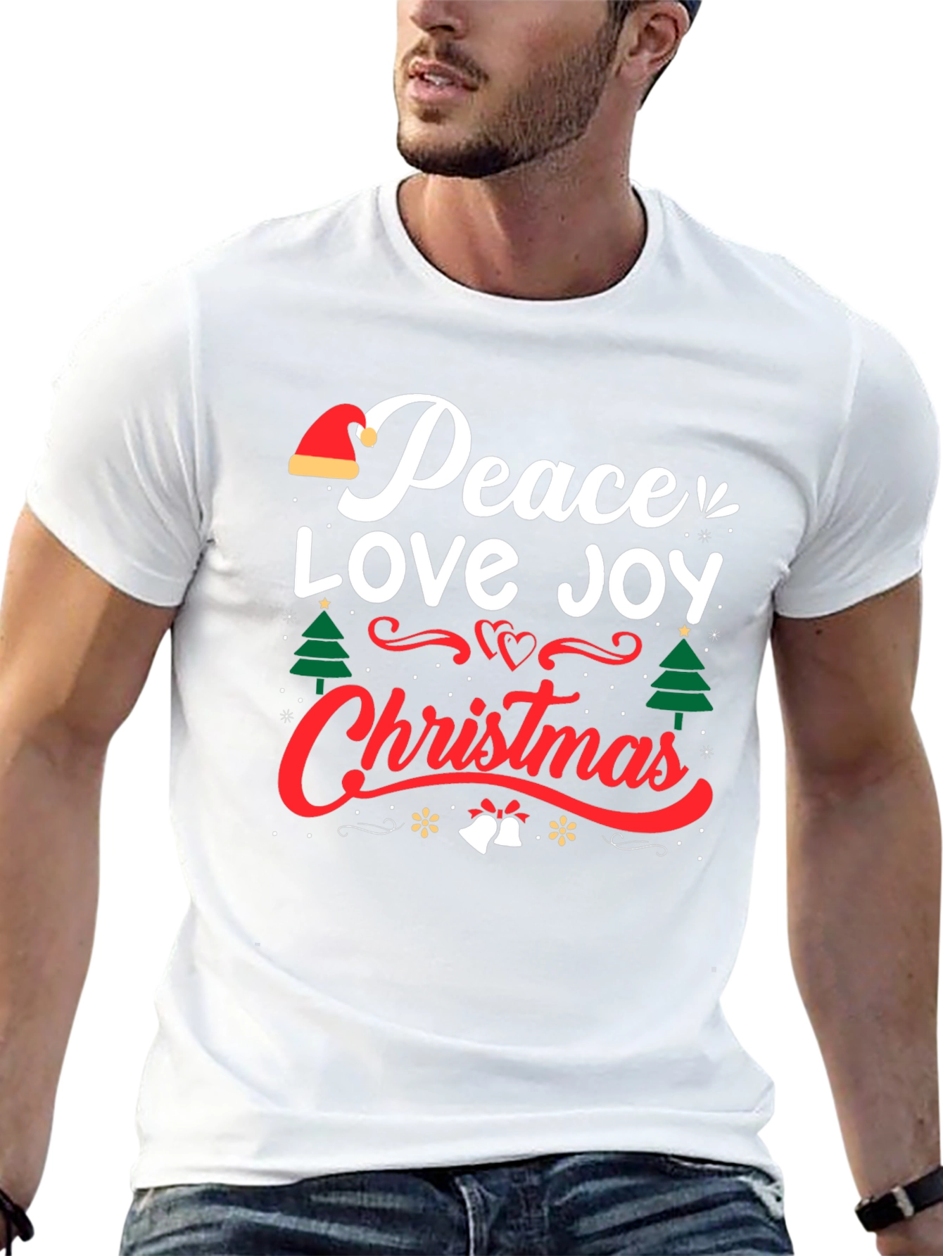 Peace Love Joy Christmas Holiday T-Shirt
