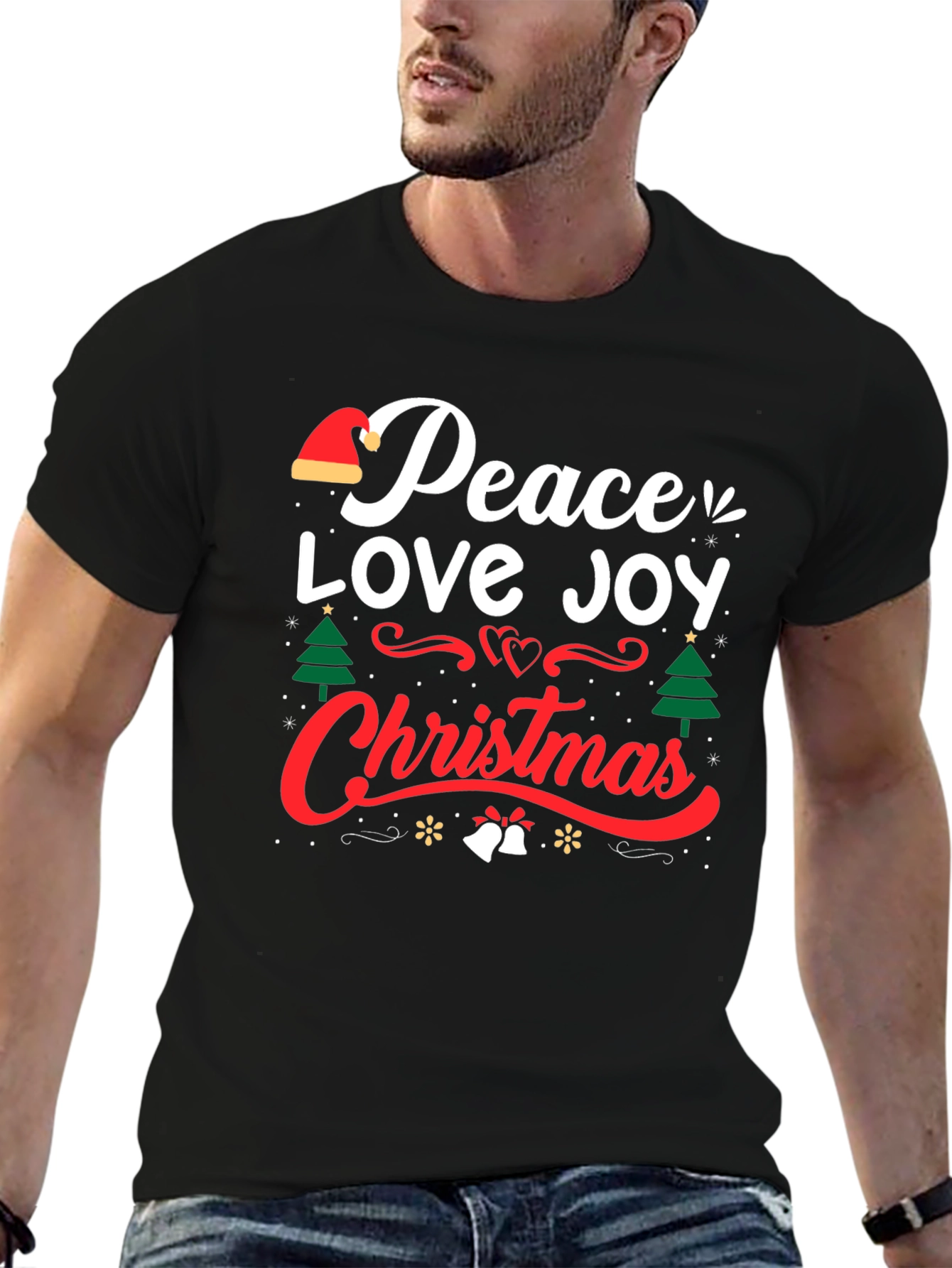 Peace Love Joy Christmas Holiday T-Shirt