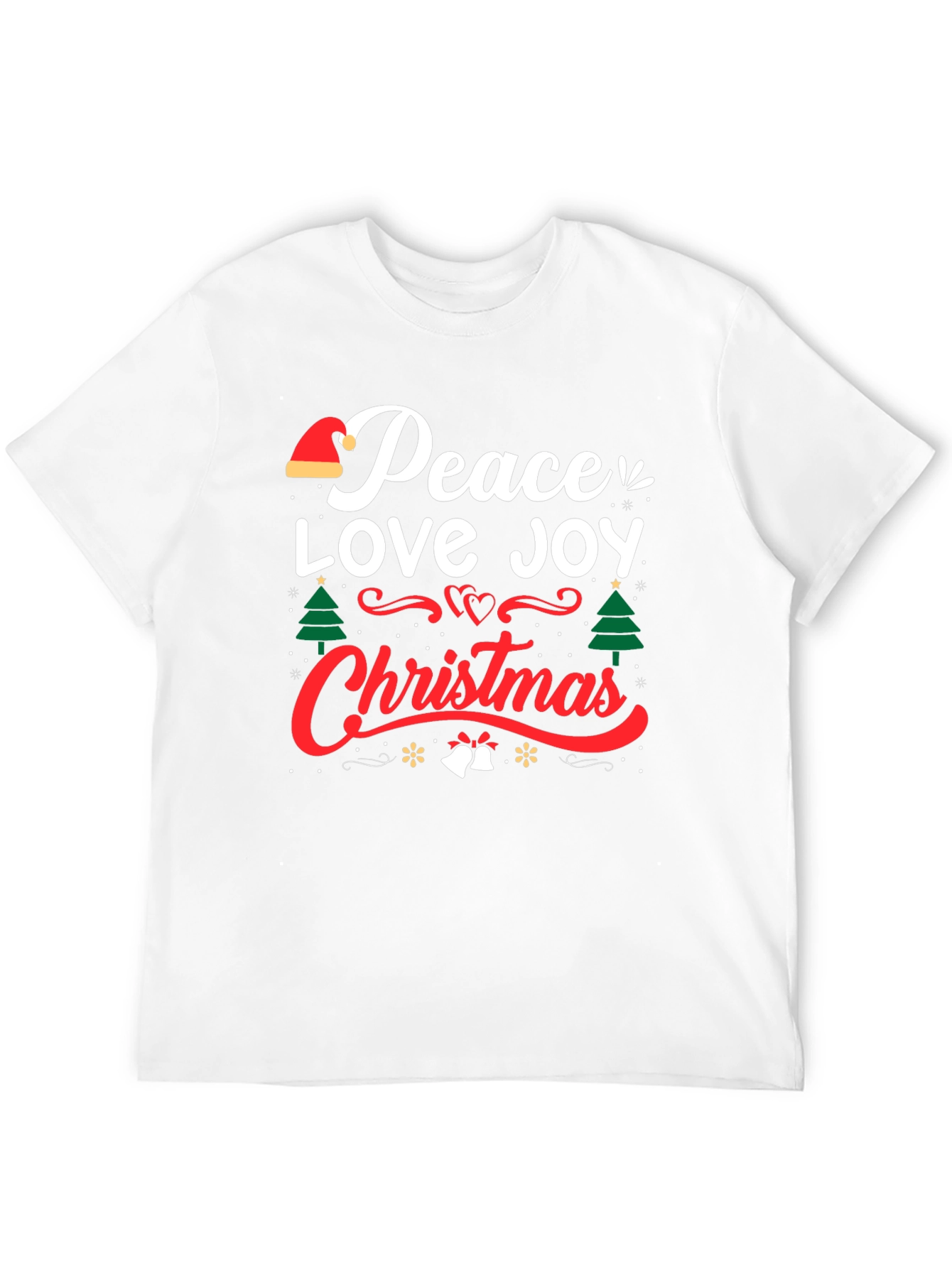 Peace Love Joy Christmas Holiday T-Shirt