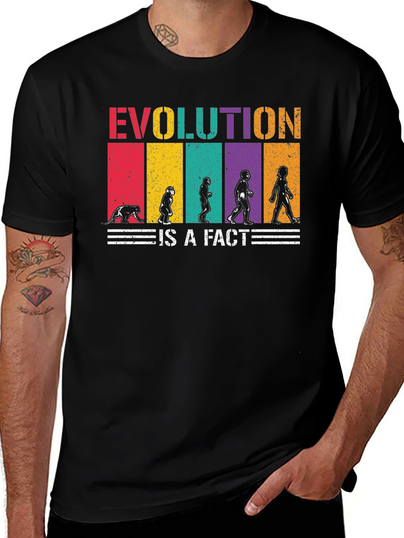 Evolution is a Fact Graphic T-Shirt