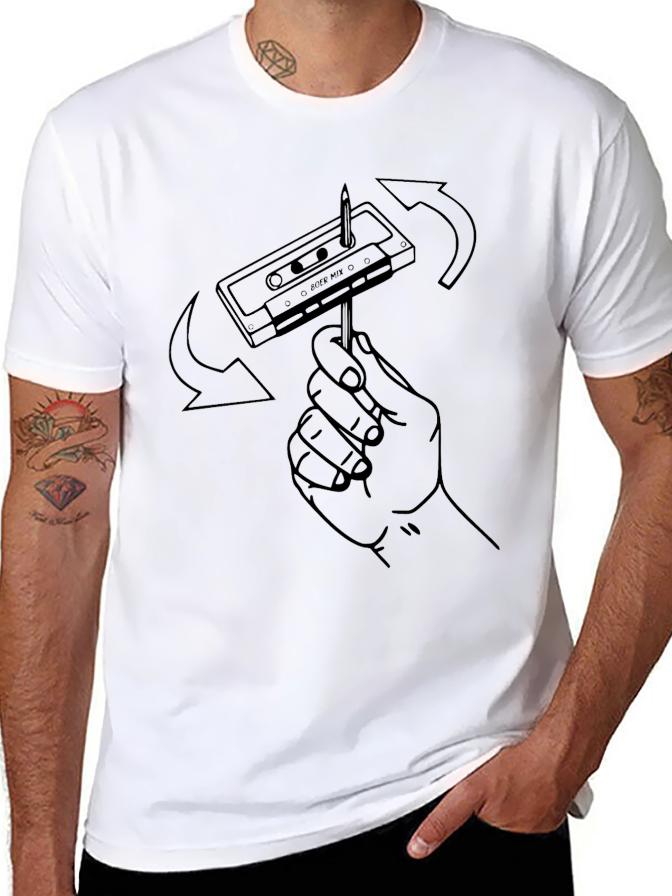 Retro Mix Tape T-Shirt - Music Nostalgia
