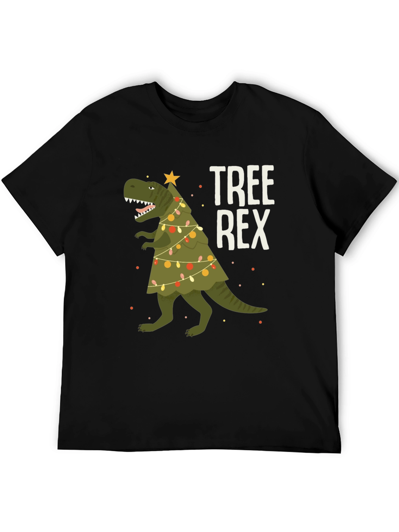 Tree Rex T-Shirt: Festive Dinosaur Tee